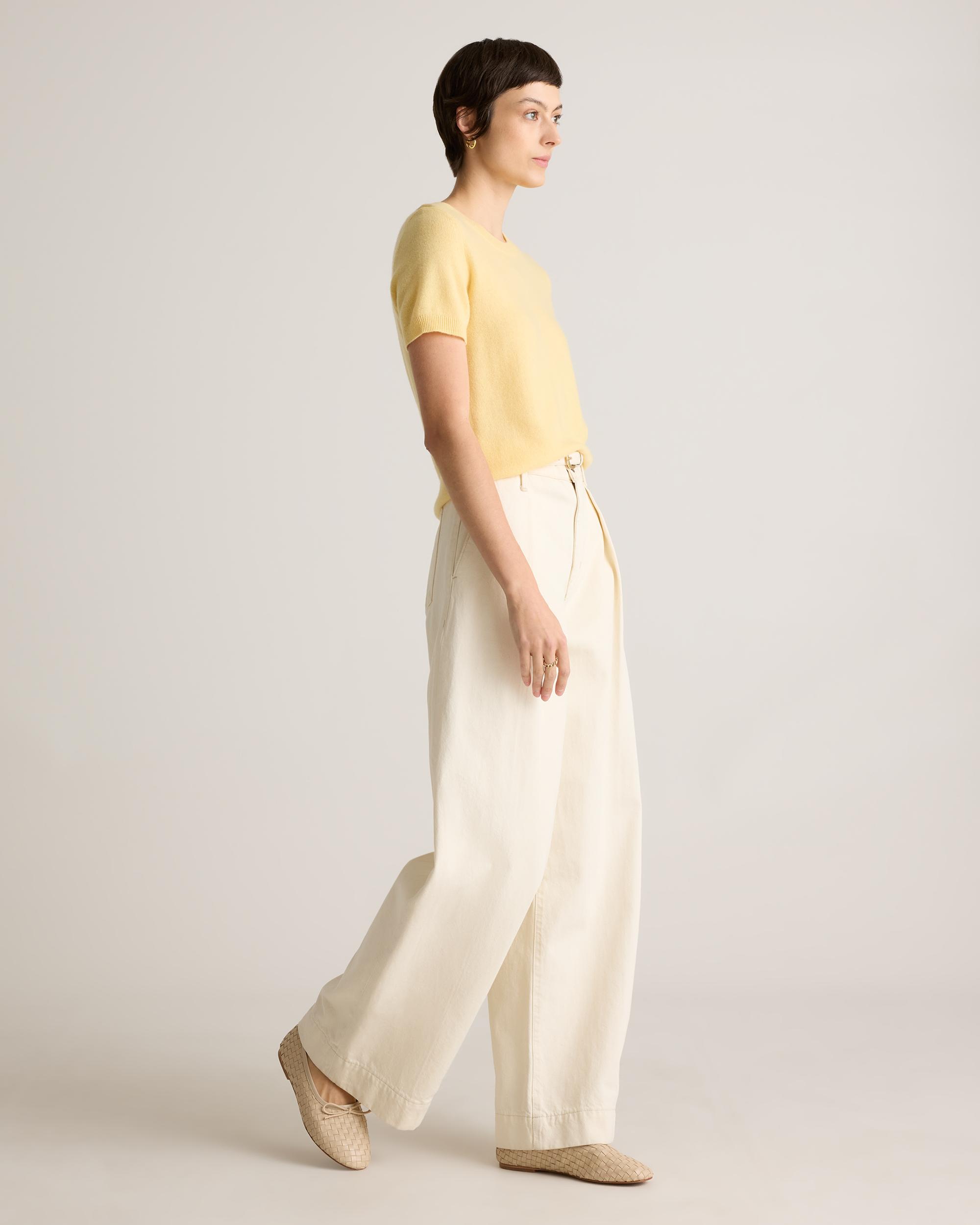 Quince | Women's Mongolian Cashmere T-Shirt Product Image