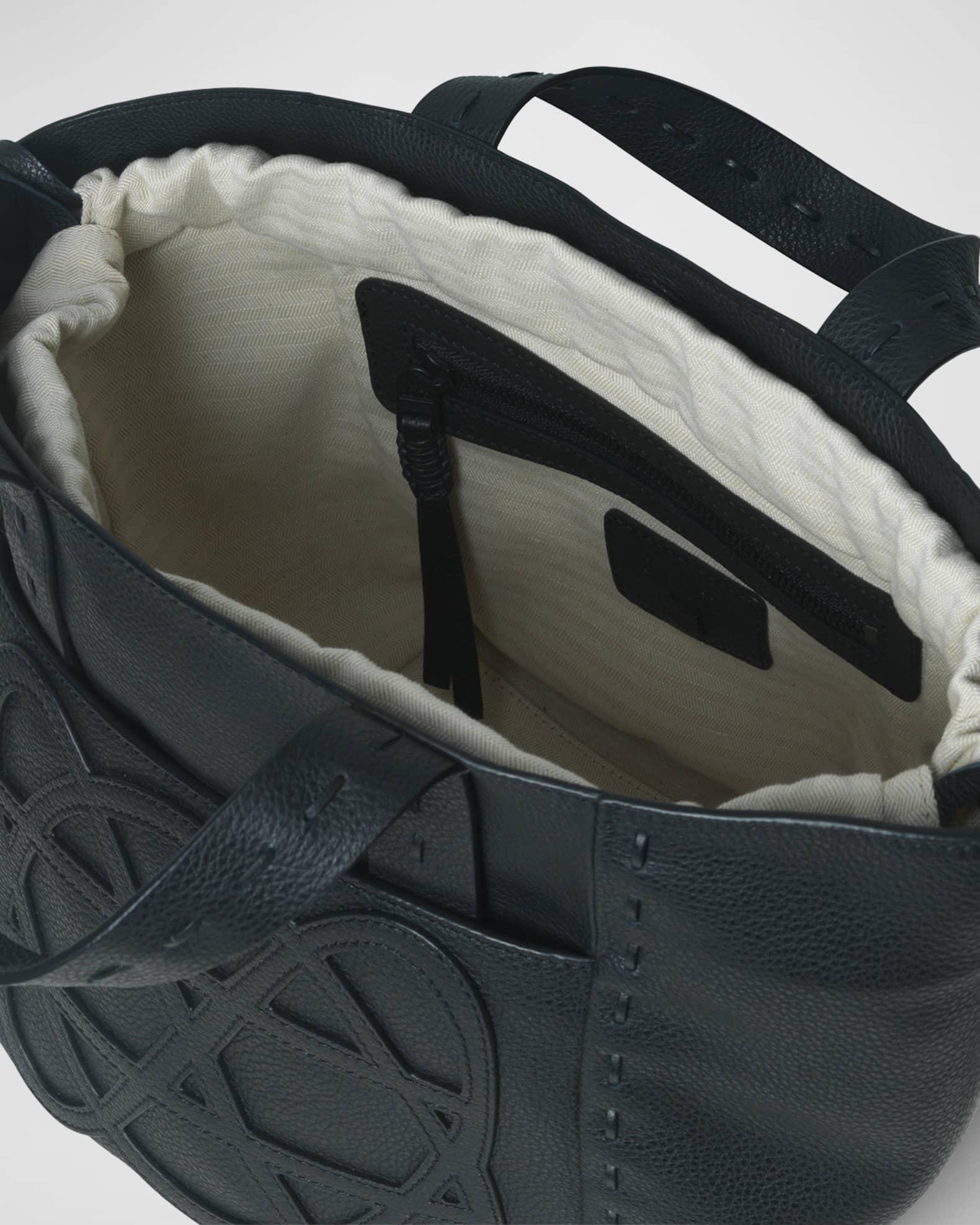 Cleo Grained Leather Top-Handle Bag Product Image