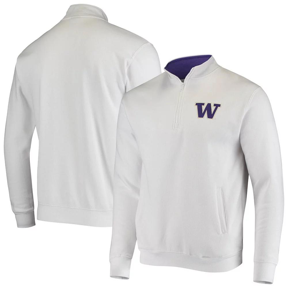 Men's Colosseum White Washington Huskies Tortugas Logo Quarter-Zip Jacket, Size: XL Product Image