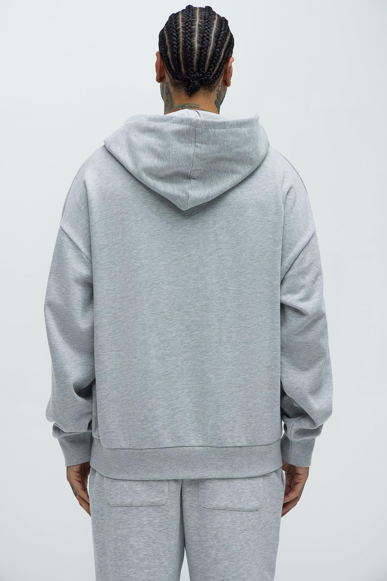 Tyson Saints And Sinners Oversized Hoodie - Heather Grey Product Image