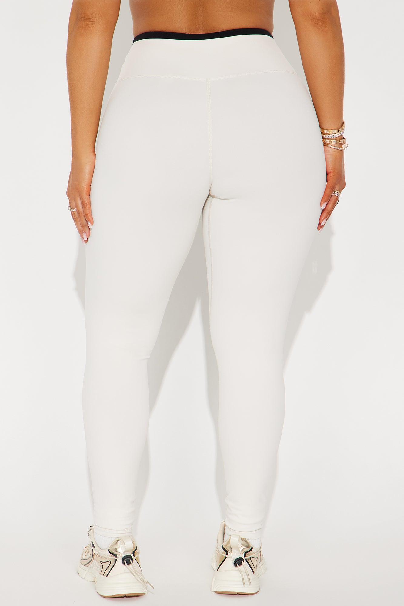 Calm And Collected Active Legging - Cream Product Image