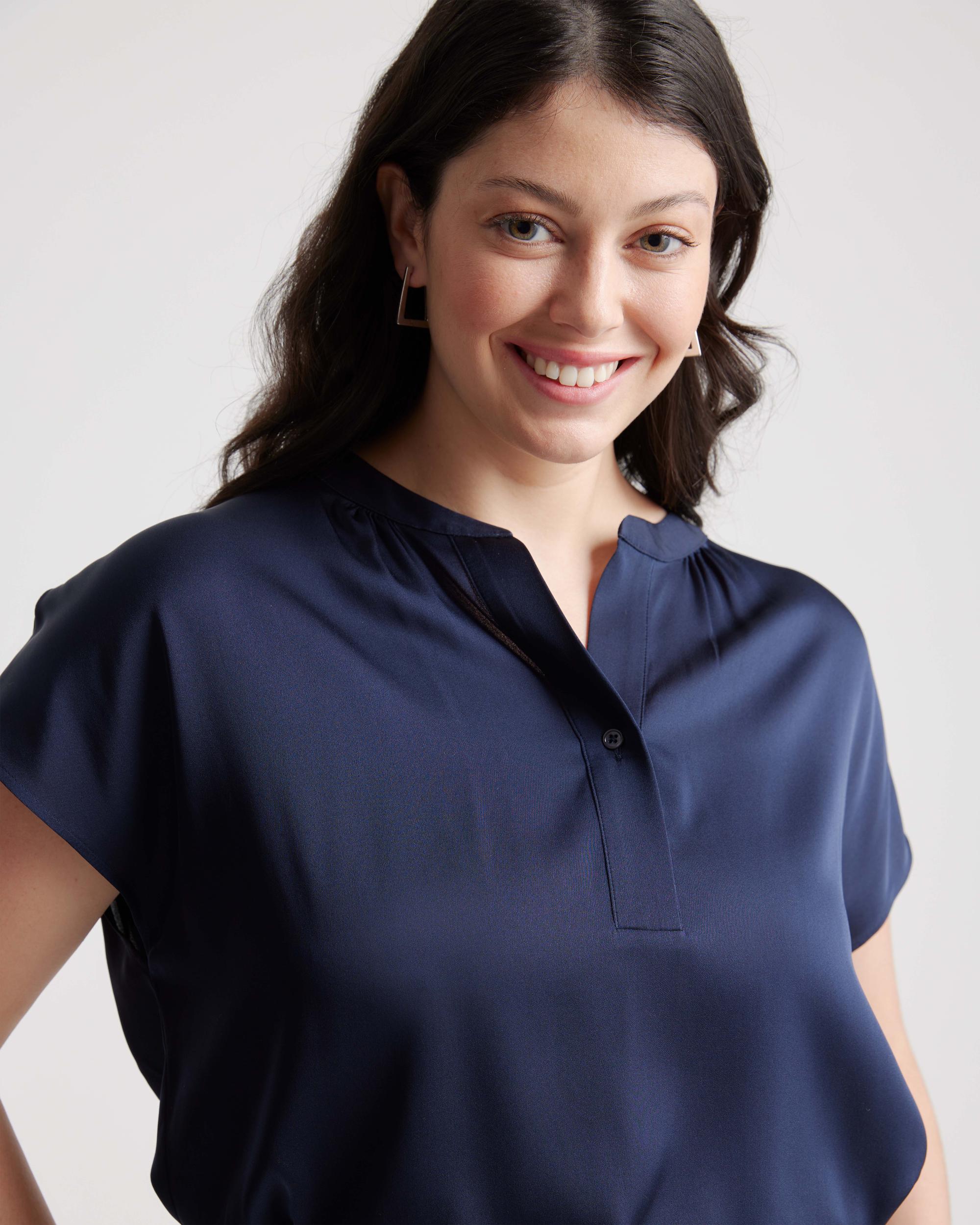 Quince | Women's Washable Stretch Silk Dolman Sleeve Blouse Mulberry Silk Product Image