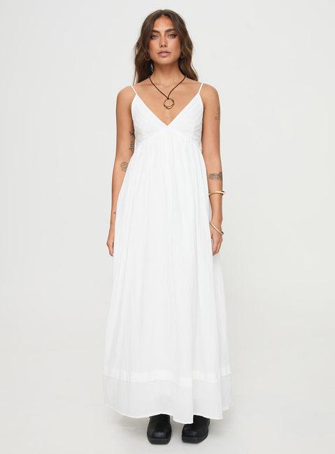 Eriksson Maxi Dress White Product Image