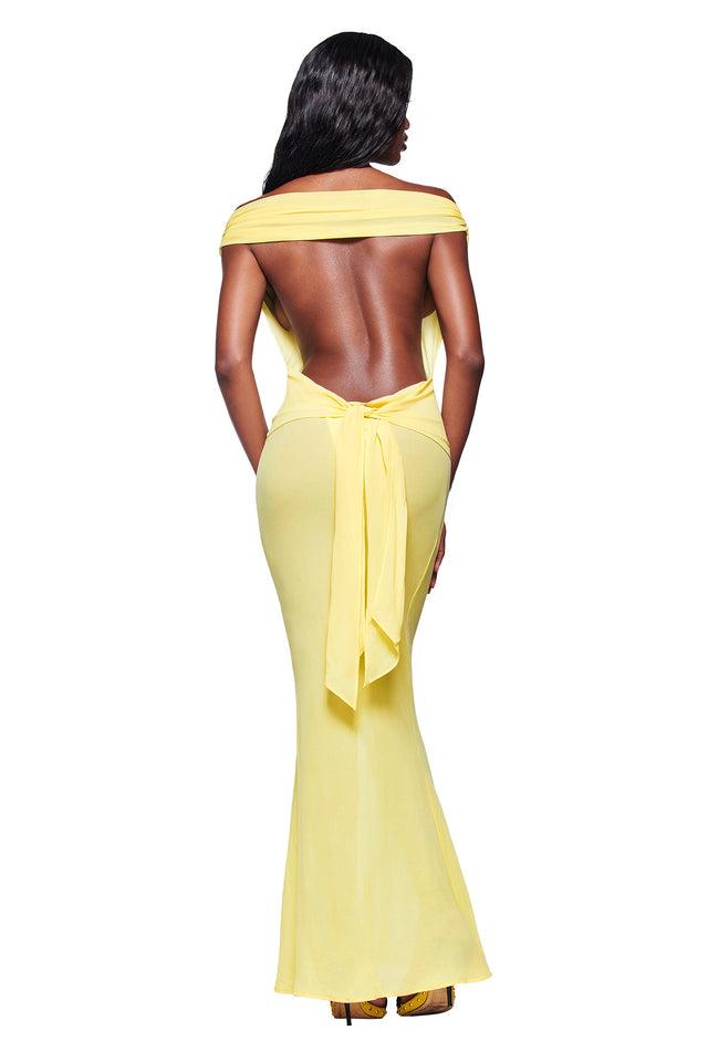 KAHLO MAXI DRESS - YELLOW Product Image