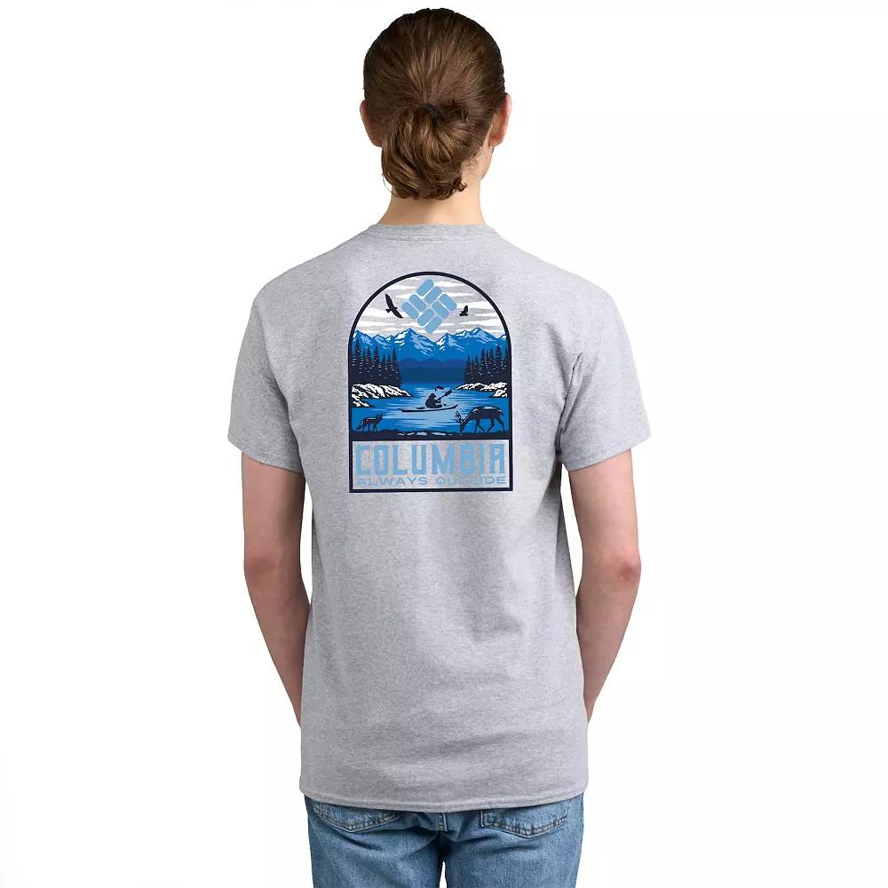 Men's Columbia Americana Adventure Print Short Sleeve Graphic Tee,  Product Image