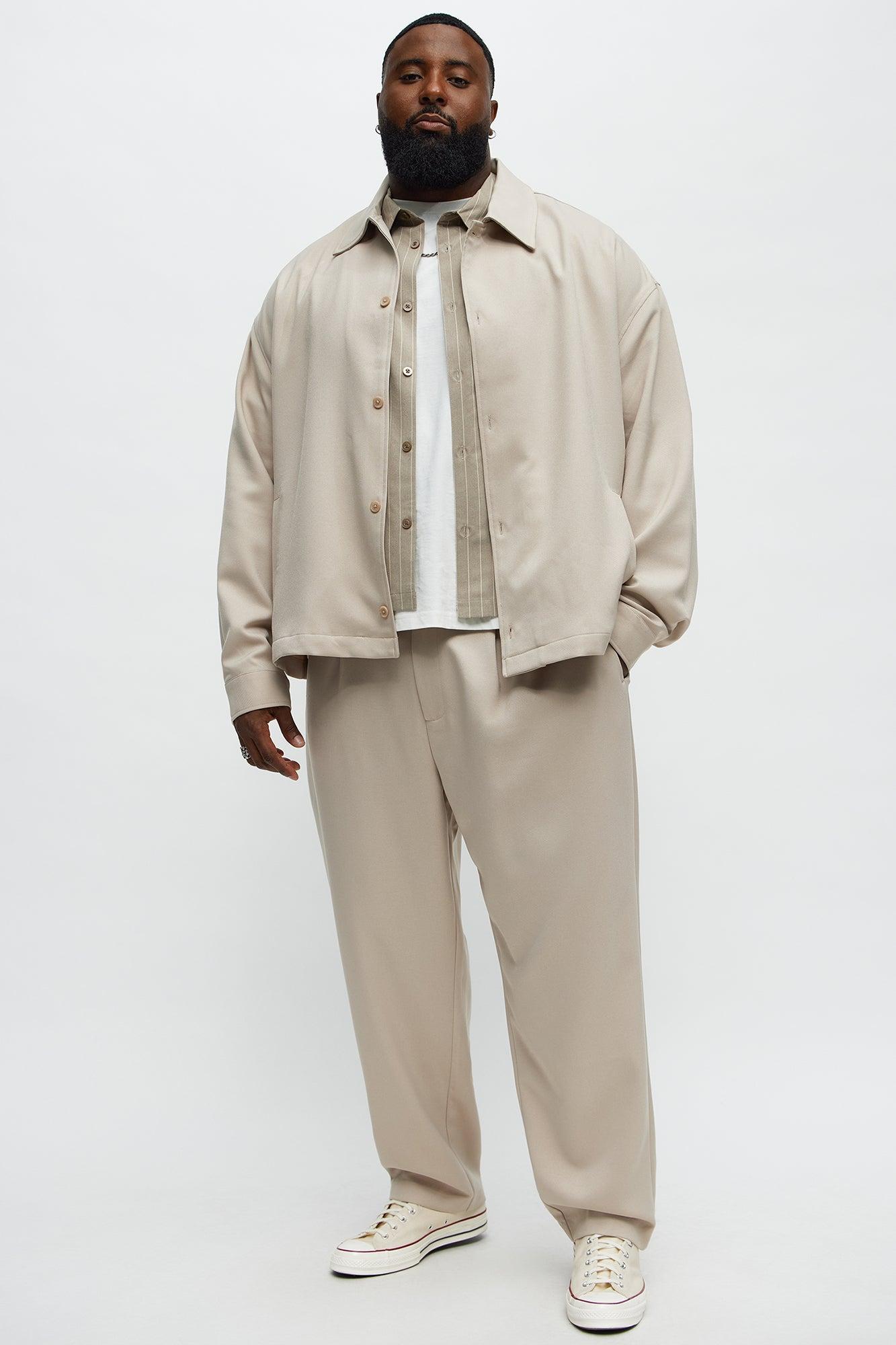 Slim Mara Hybrid Trousers - Tan Male Product Image