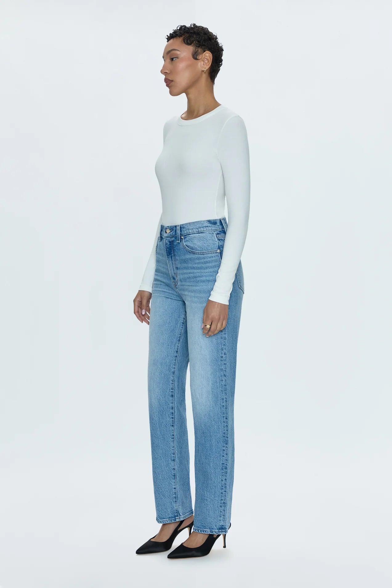 Cassie Super High Rise Straight - Fonda Product Image