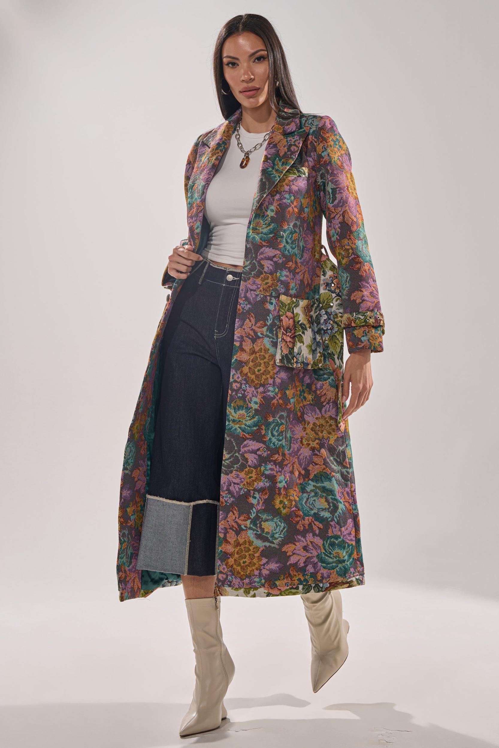 SHOW OFF TAPESTRY TRENCH Product Image