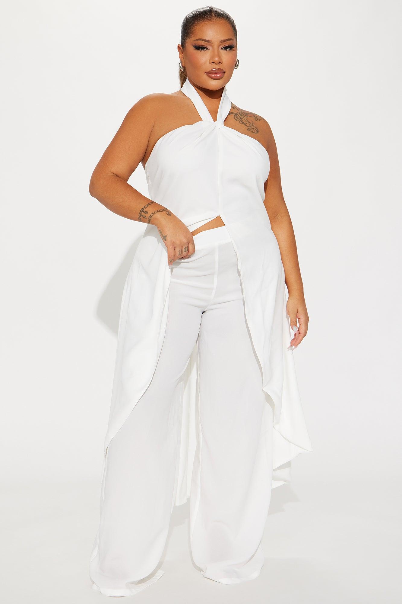 Modest Muse Pant Set - White Product Image