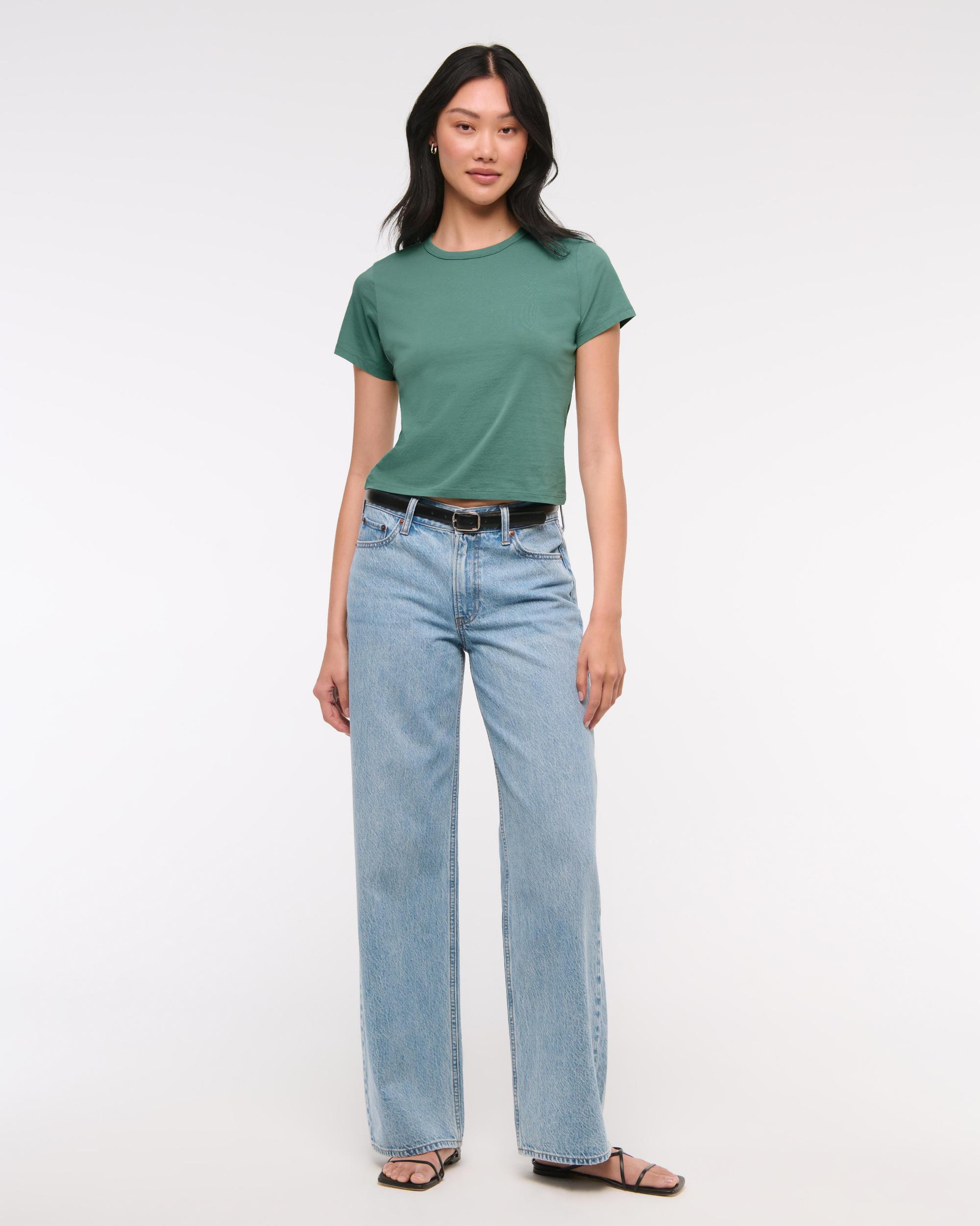 Essential Polished Body-Skimming Tee Product Image