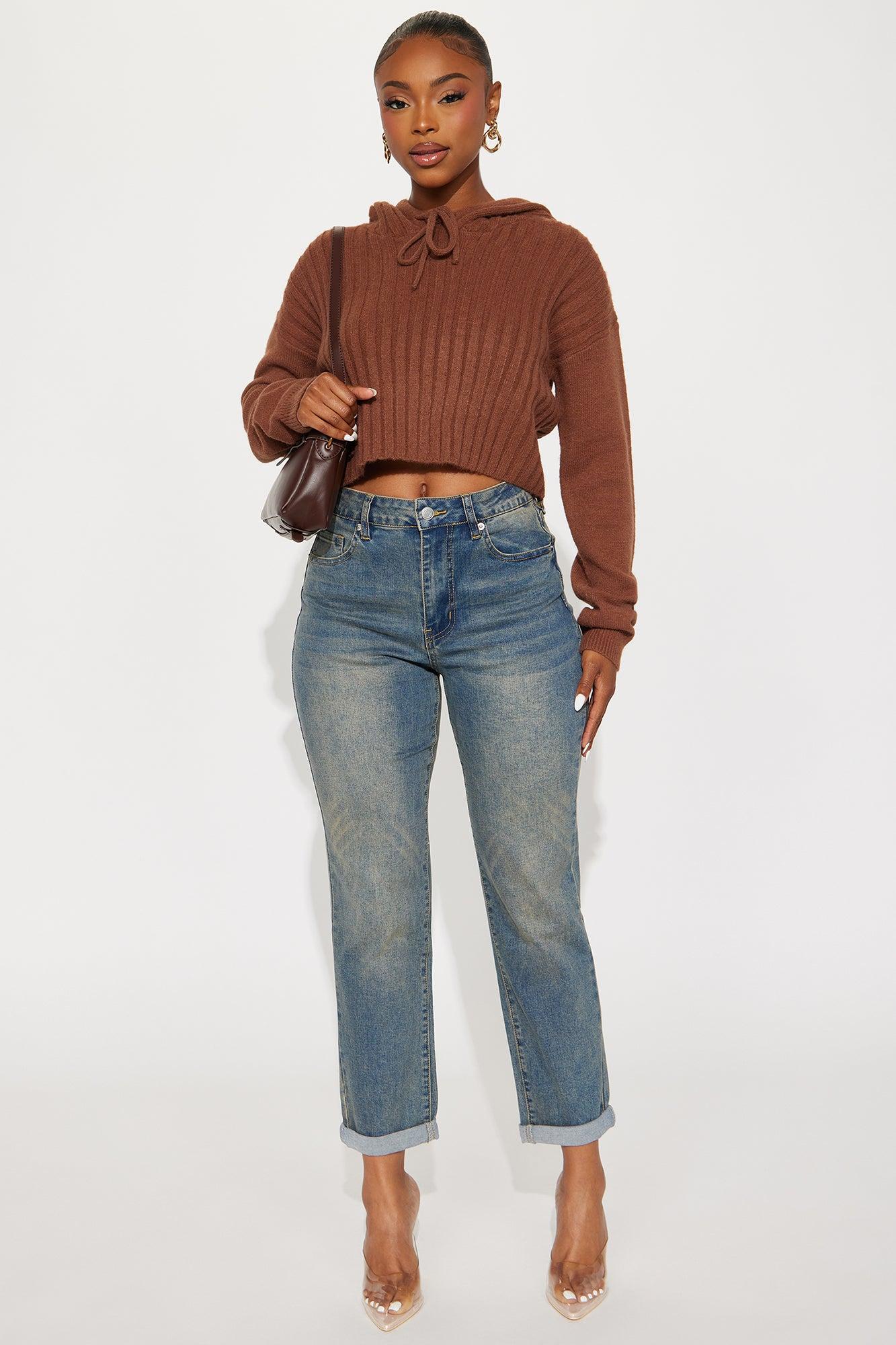 Coco Hooded Sweater - Mocha Female Product Image