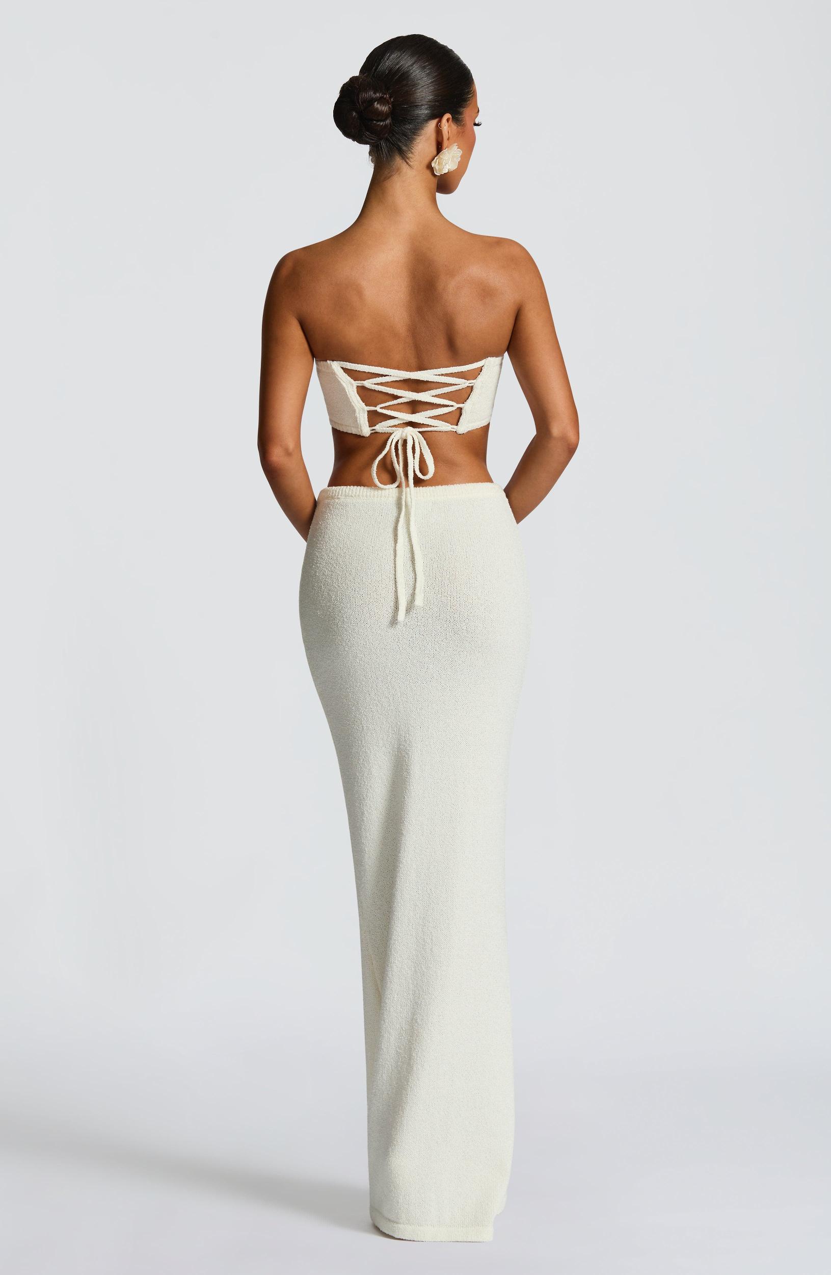 Sola Maxi Skirt - Ivory Product Image