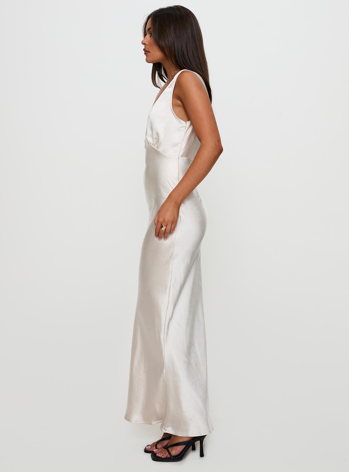 Allegra Maxi Dress Champagne Product Image