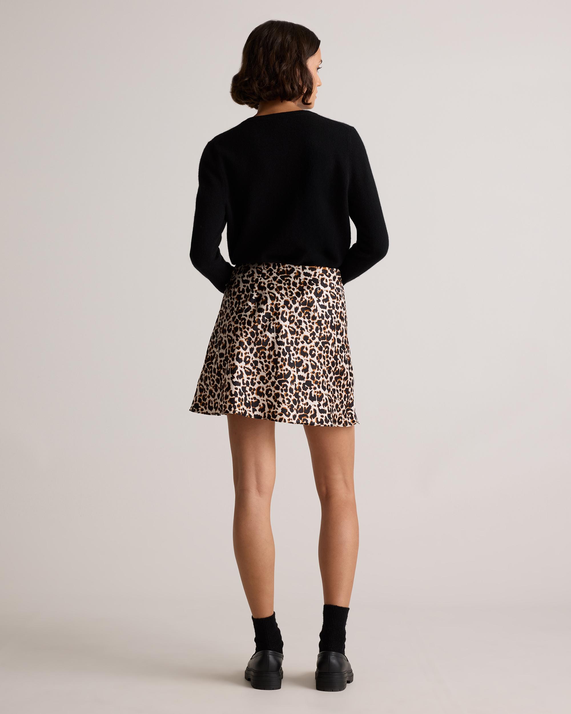 Quince | Women's Mini Skirt Mulberry Silk Product Image