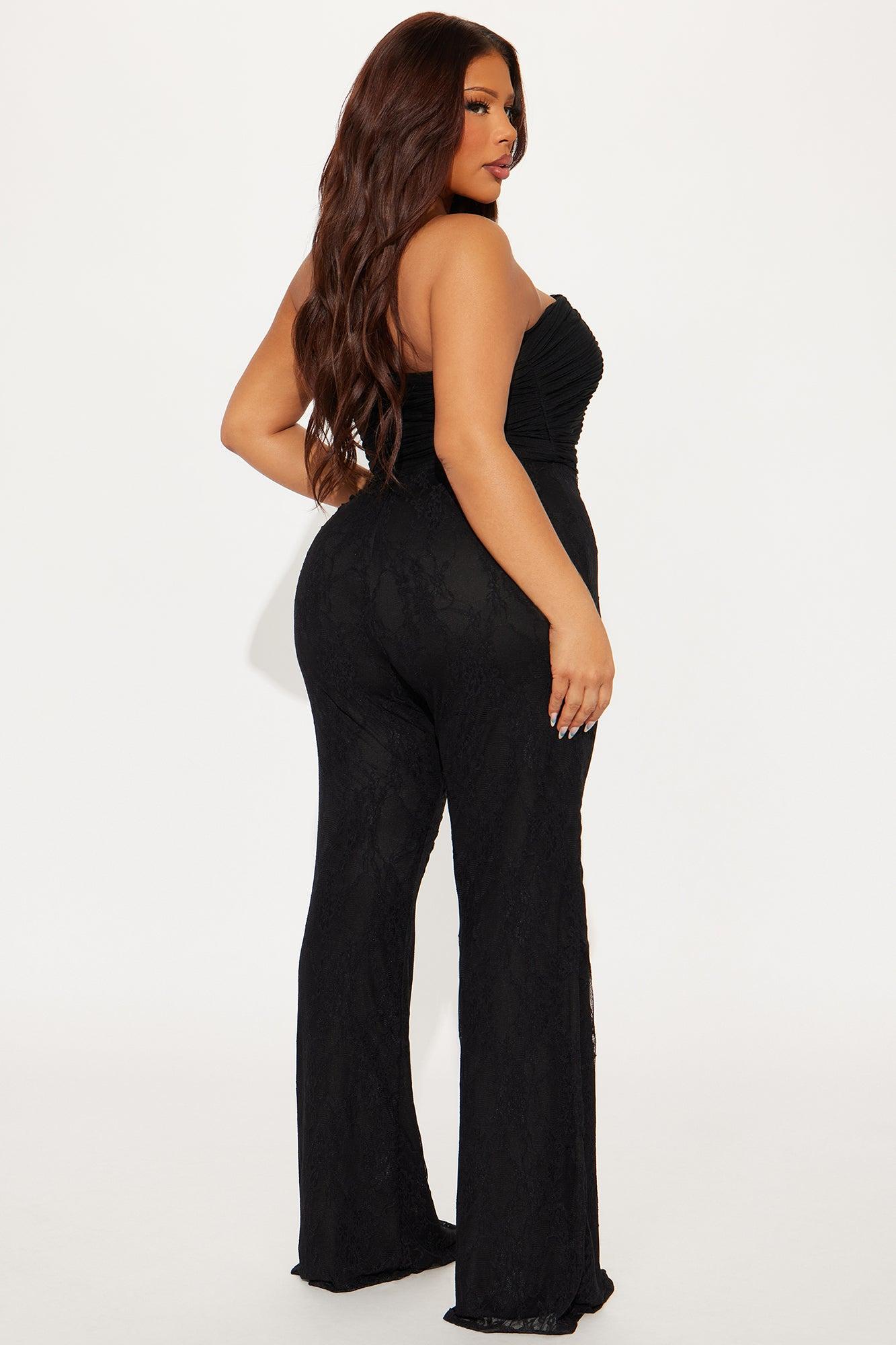 Lea Lace Jumpsuit - Black Female Product Image