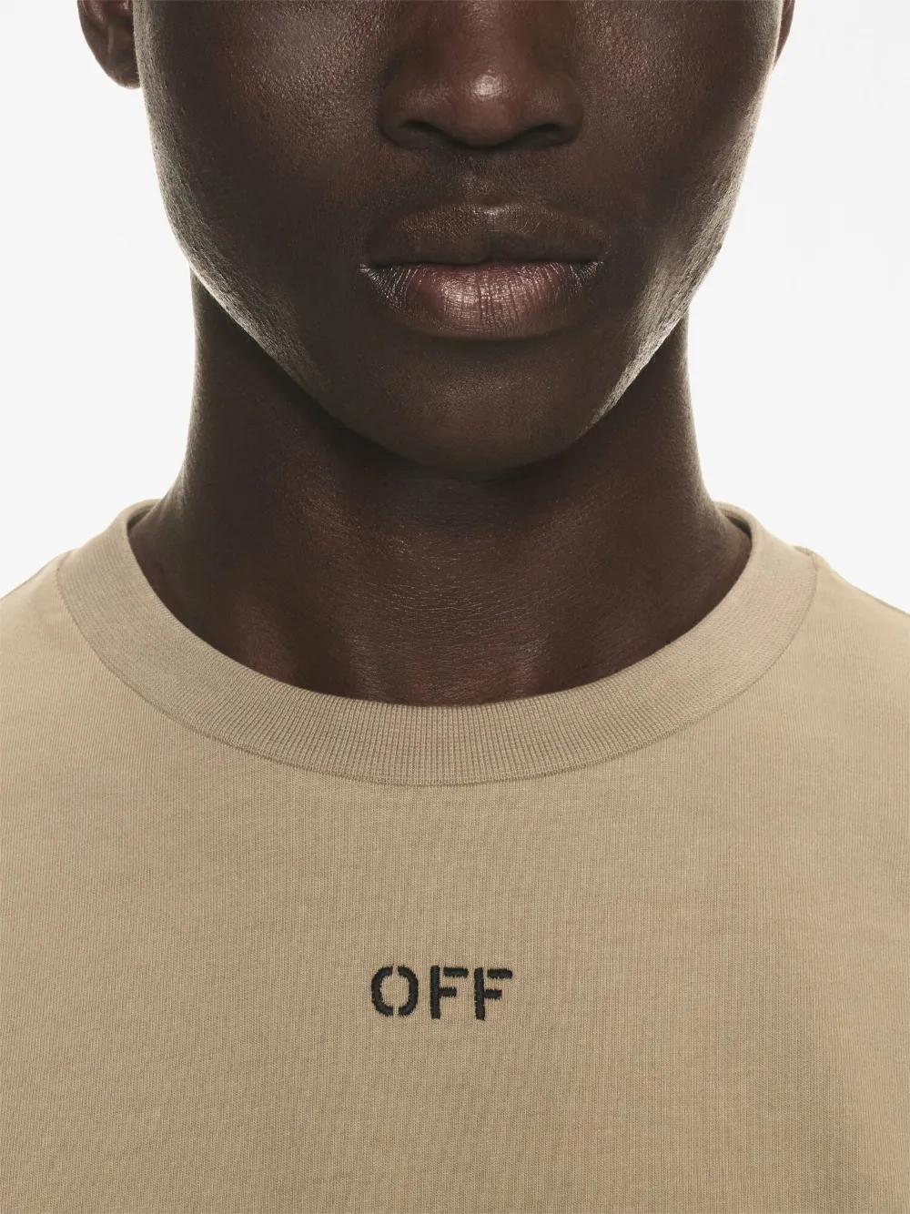 Off Stitch cotton T-shirt Product Image