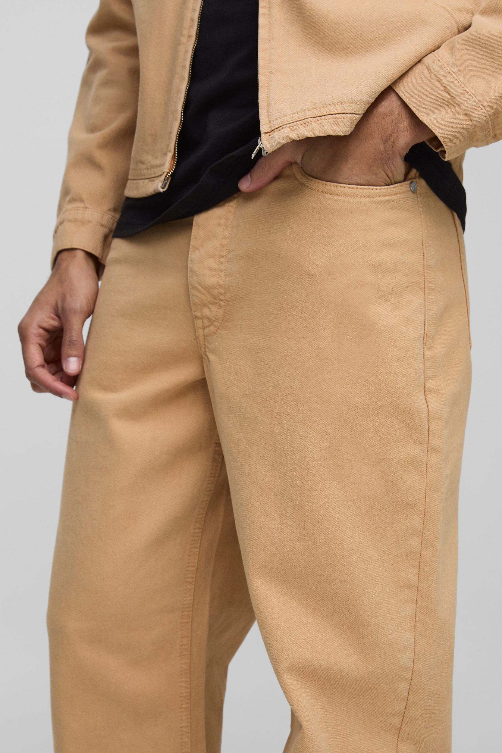 Relaxed Fit Twill Carpenter Pants | boohooMAN USA Product Image