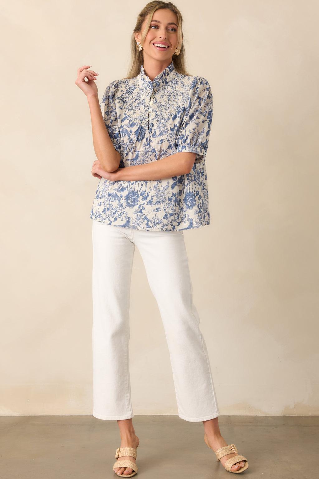 Hard At Work White Straight Leg Jeans Product Image