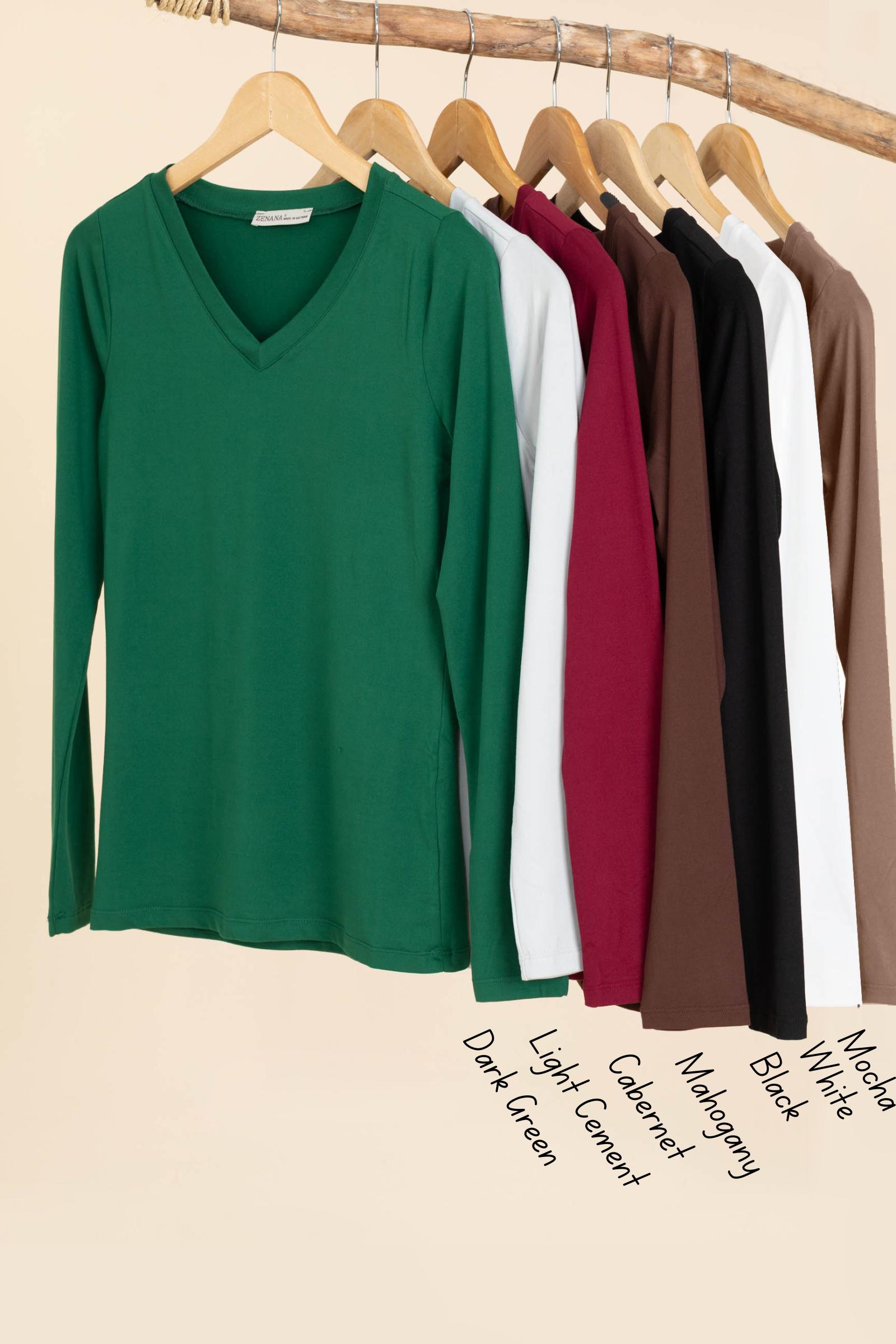 Butter Soft Long Sleeve V-Neck Top Product Image