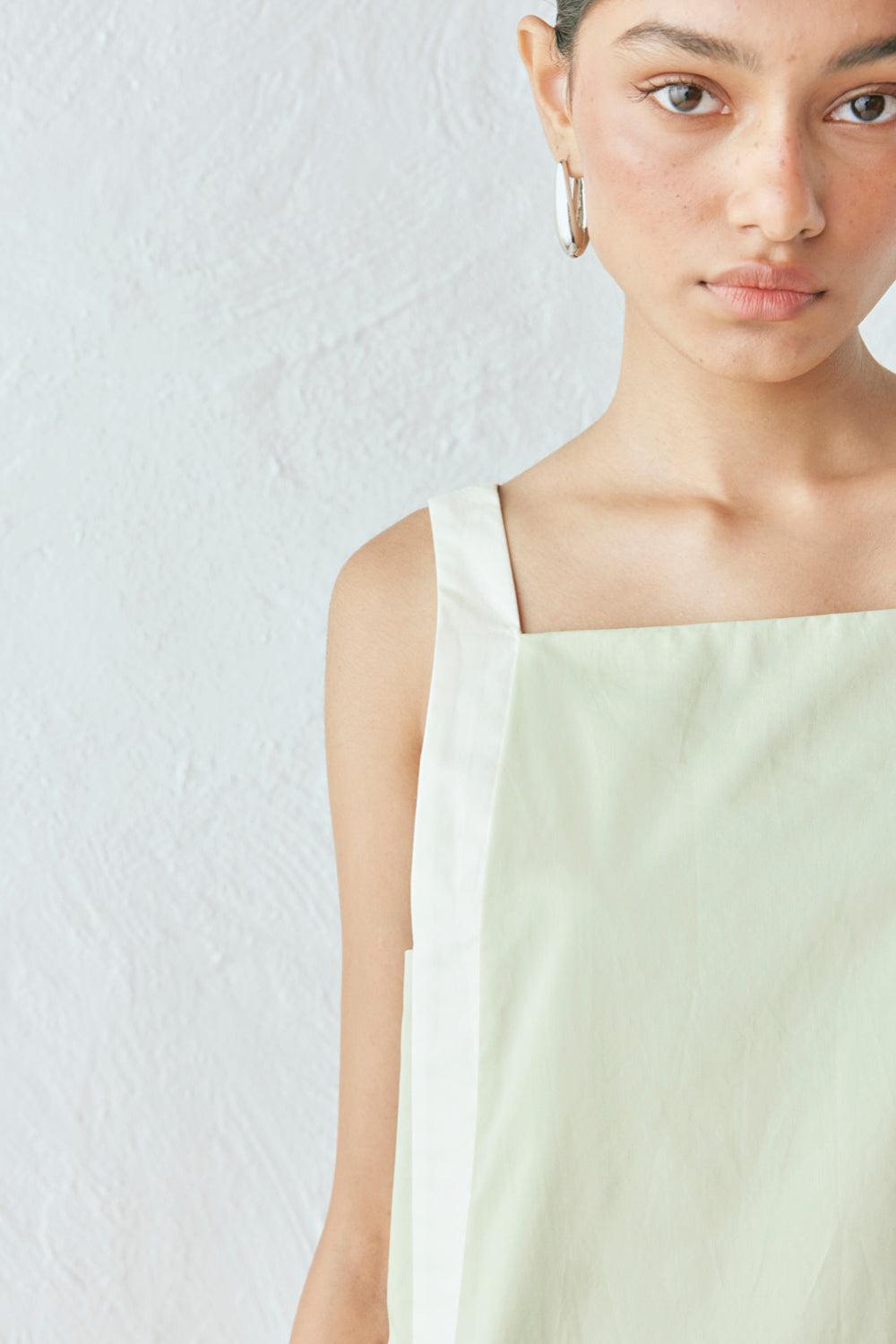 Luma Mini Dress Sage Product Image