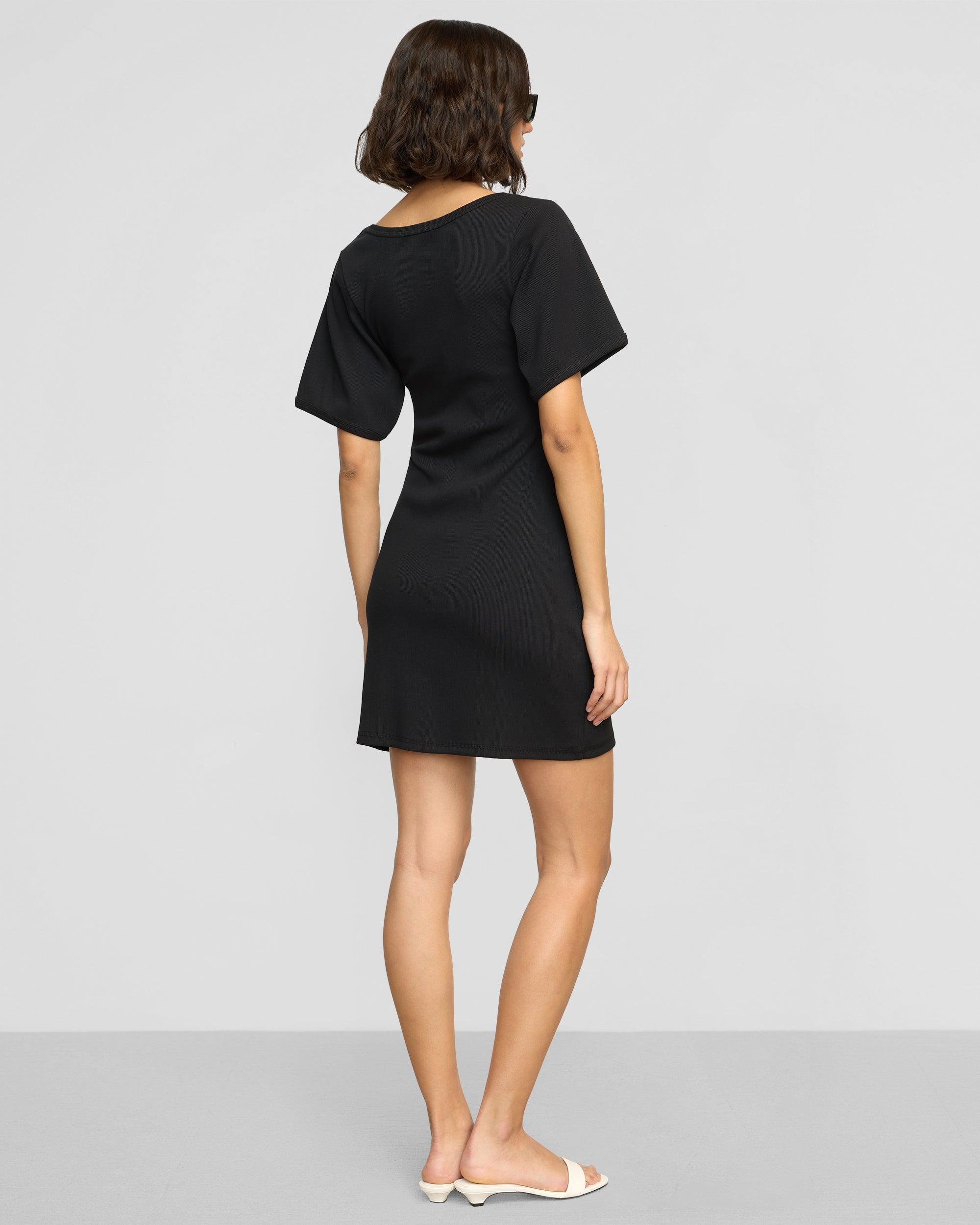 Rae Sculpted Scoop-Neck Mini Dress Product Image