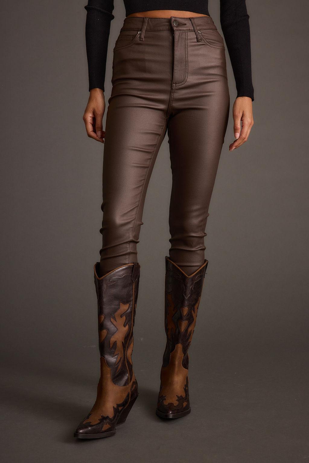 Nixon Mocha Coated Pants Product Image
