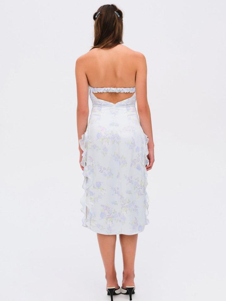 Marisa Midi Dress — Blue Product Image