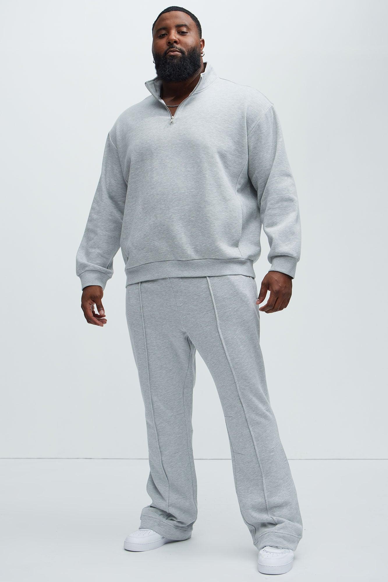 Ian Skinny Flare Sweatpants - Heather Grey Product Image