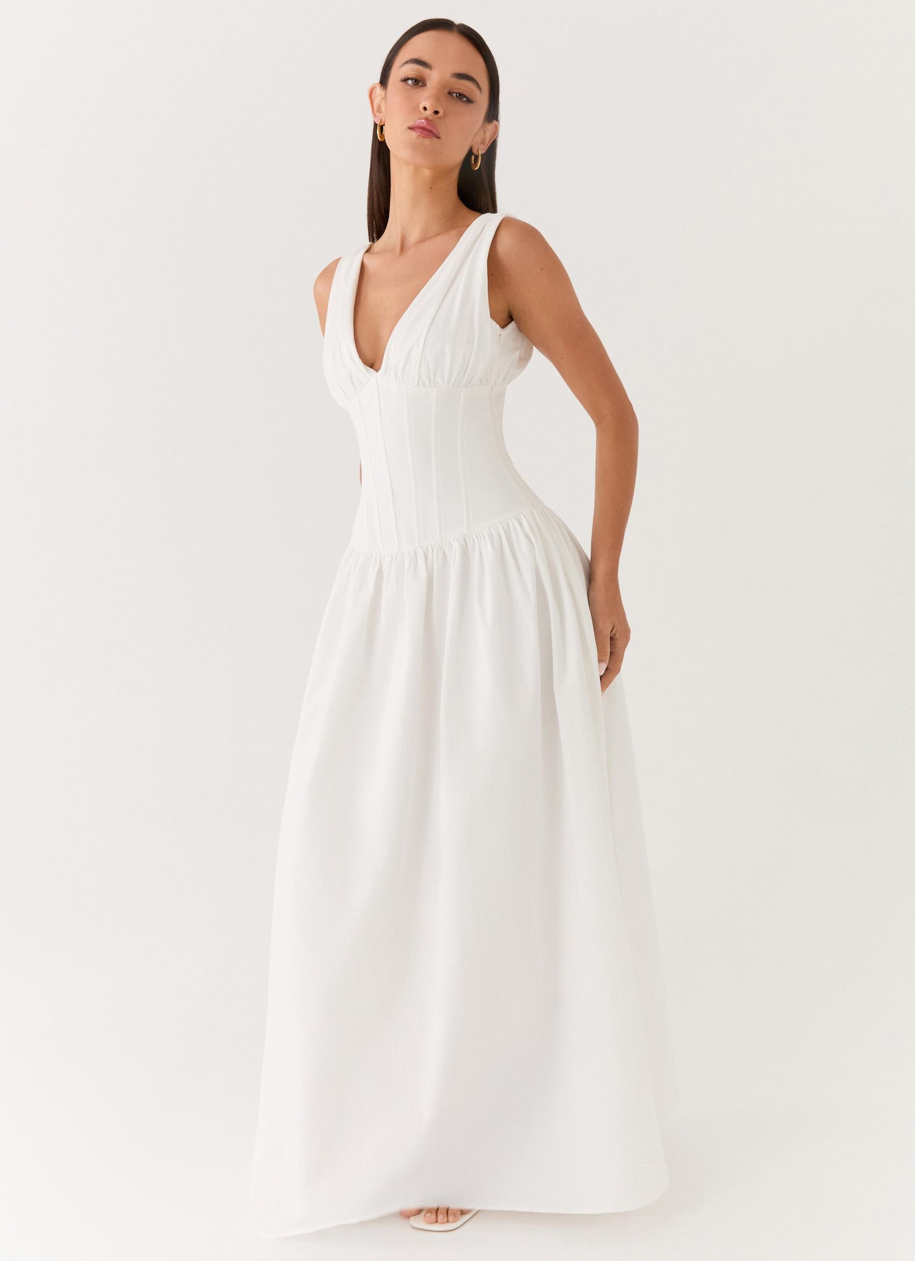 South Of France Maxi Dress Pink Petite Product Image