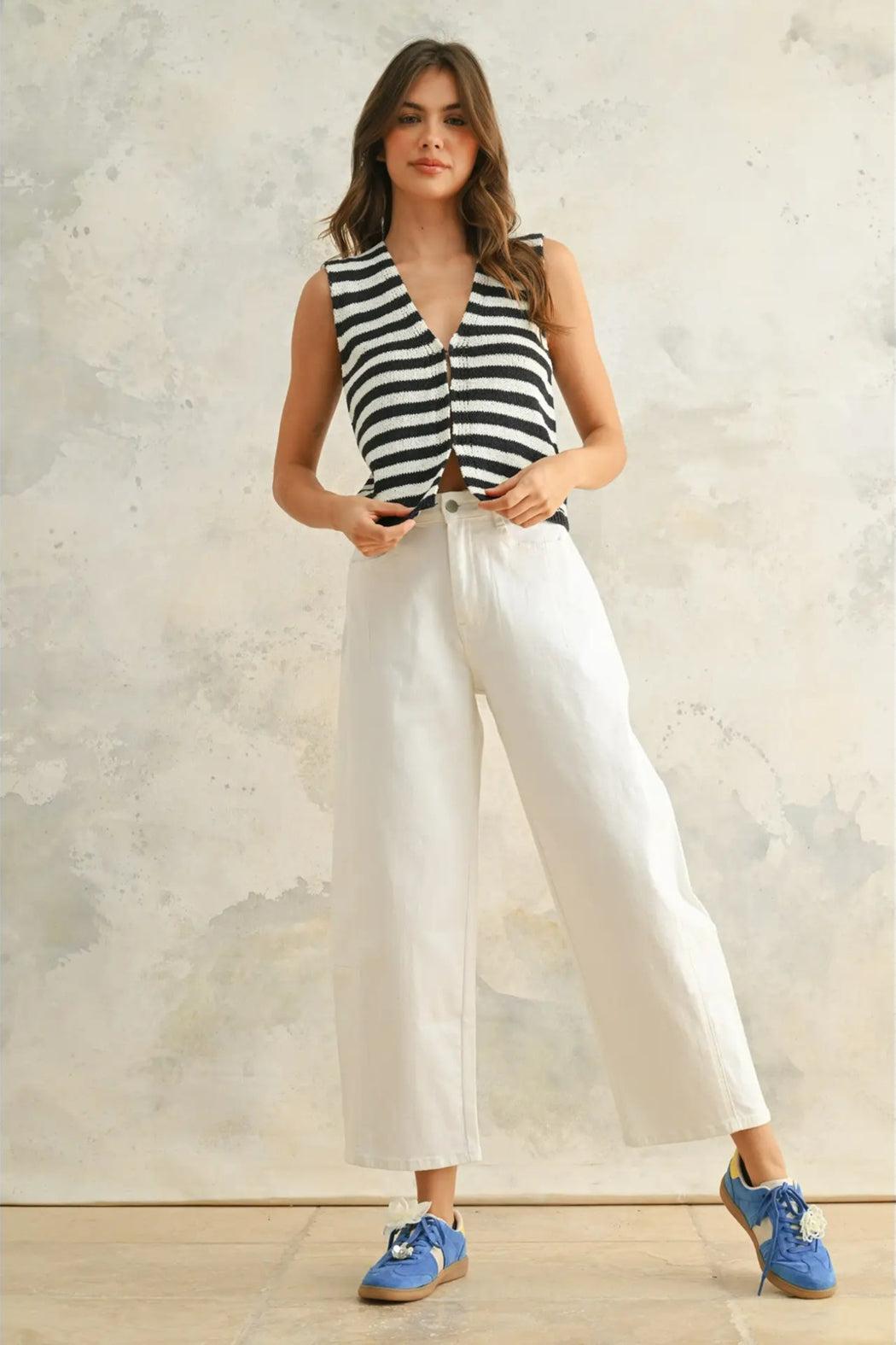 Loose Fit Denim Pants Product Image