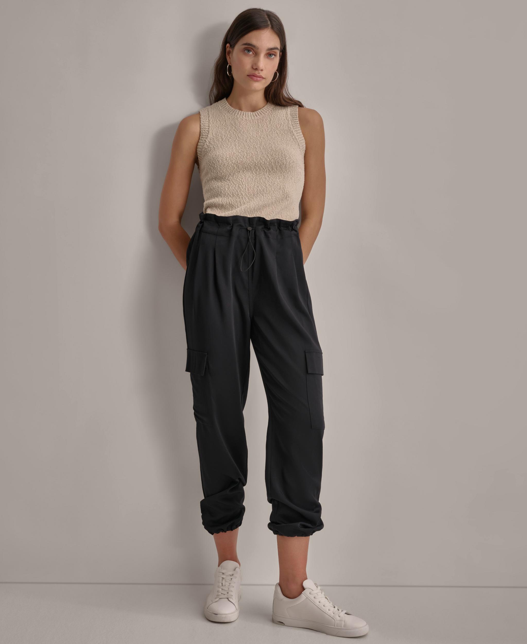HIGH WAIST SOFT CARGO PANT Product Image