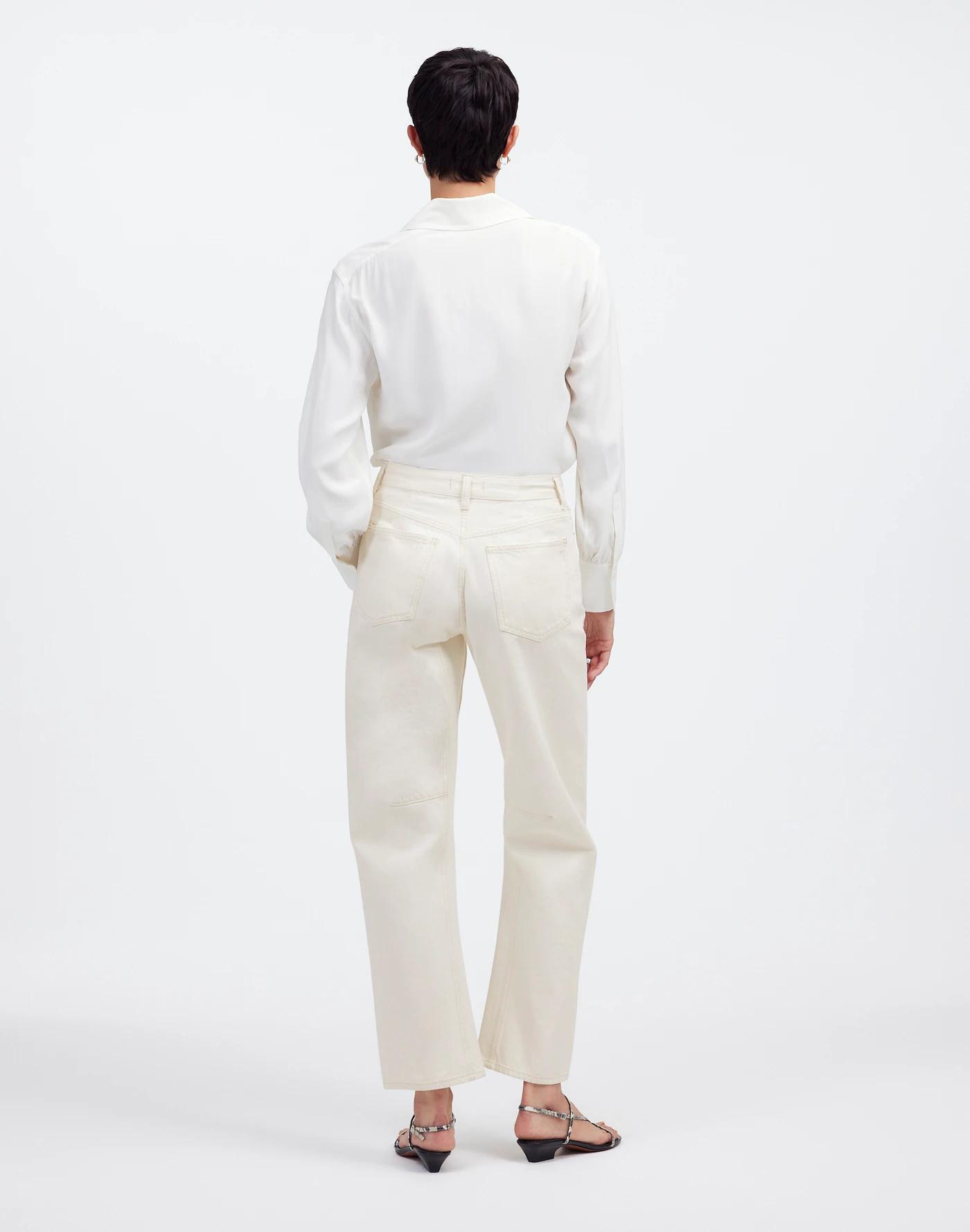 The Darted Barrel-Leg Jean Product Image