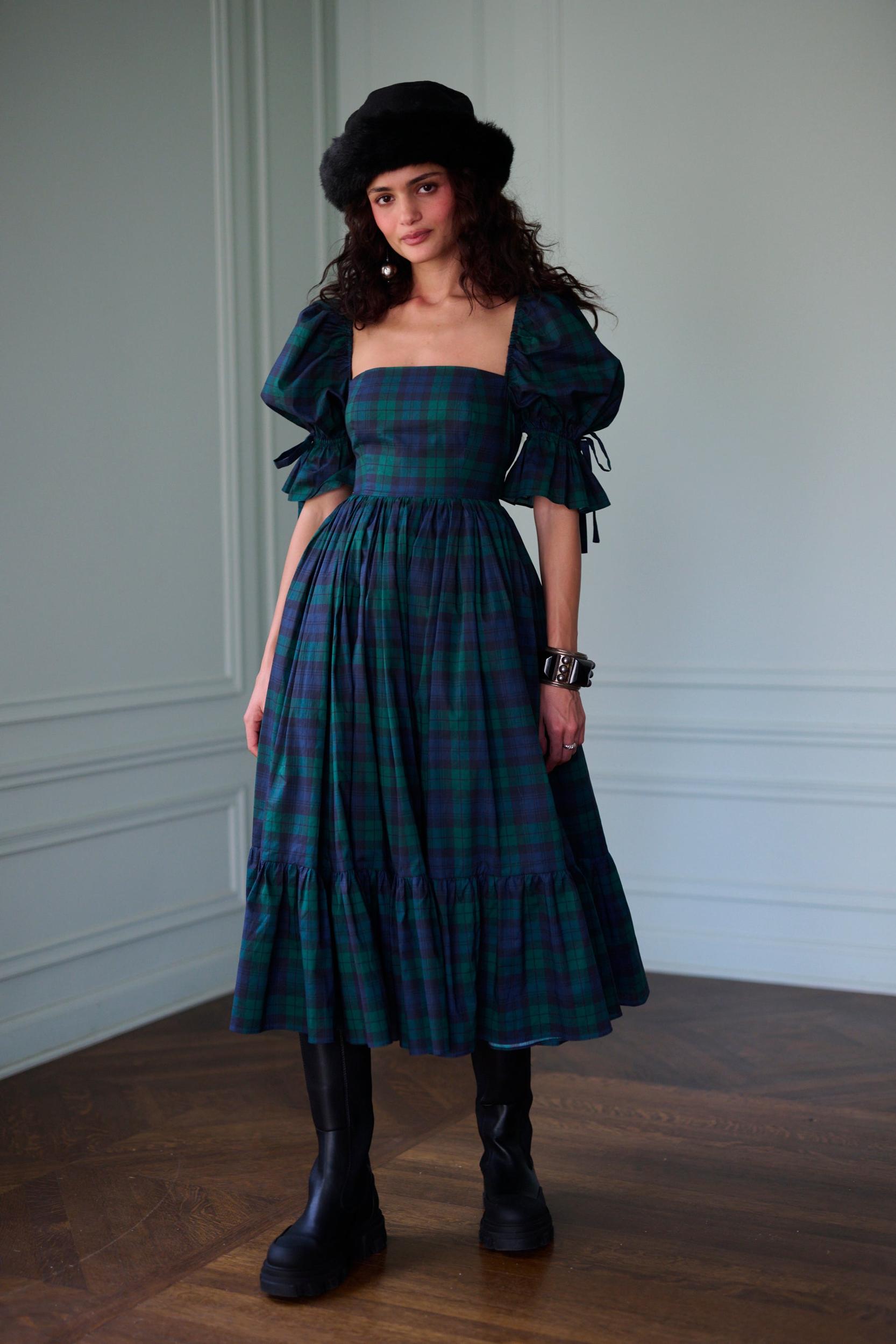 The Scotland Plaid Market Dress Product Image