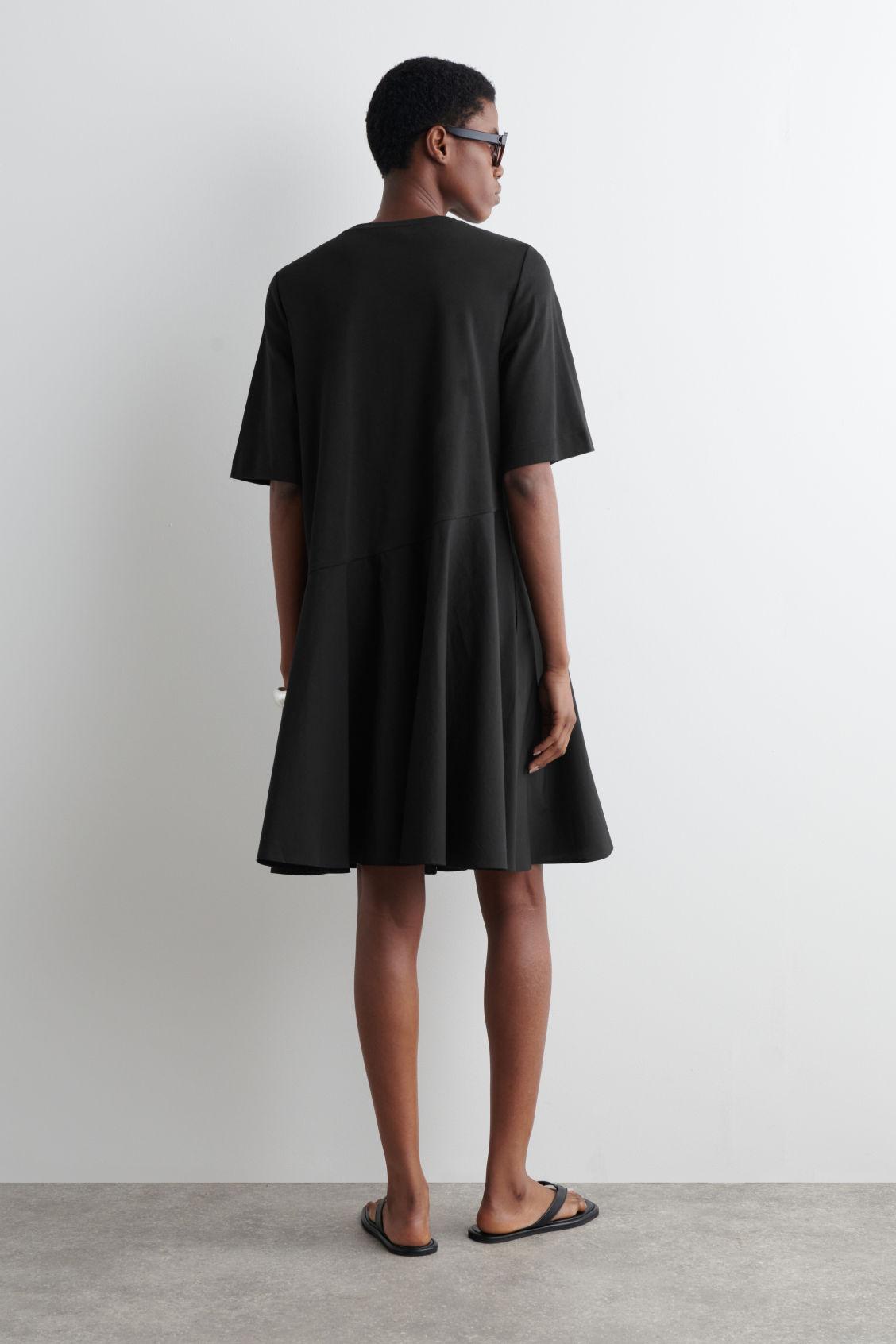 ASYMMETRIC MINI T-SHIRT DRESS Product Image
