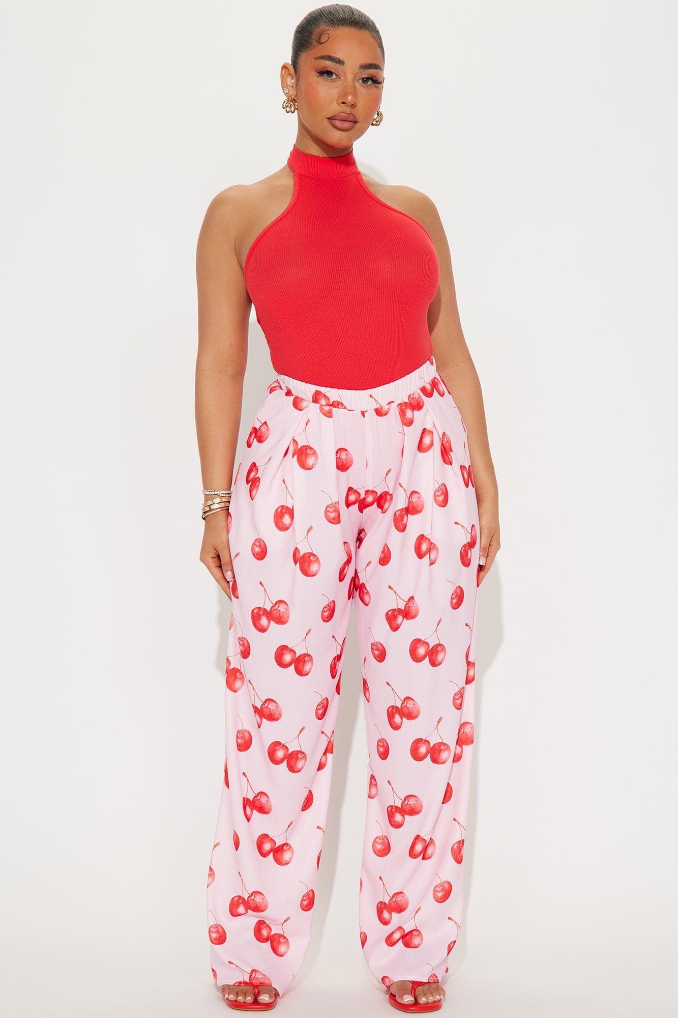 Bitter Sweet Ribbed Halter Bodysuit - Orange Product Image