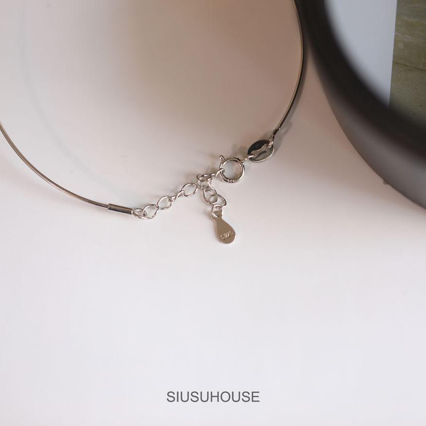 Sterling Silver Bead Bangle Product Image