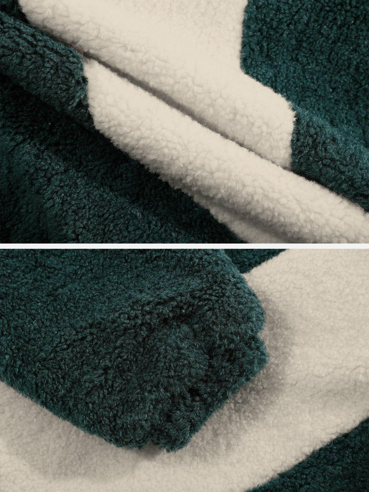 Aelfric Eden Patchwork Sherpa Coat Product Image