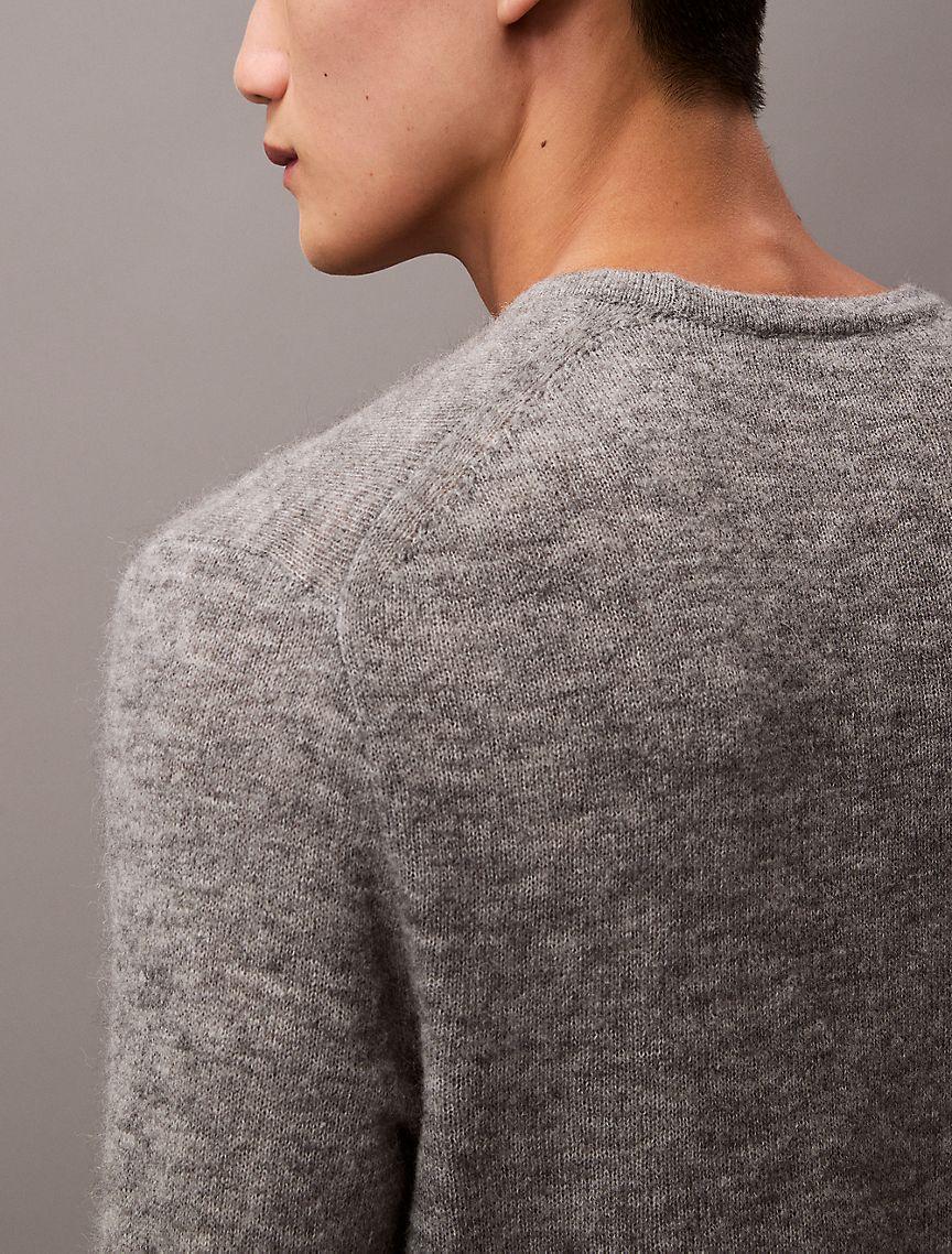 Refined Alpaca Wool Blend Knit Sweater Product Image