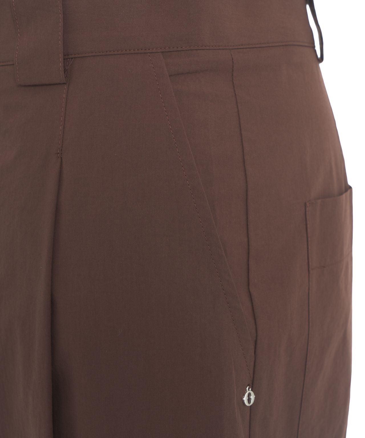 Pleated poplin pants Product Image