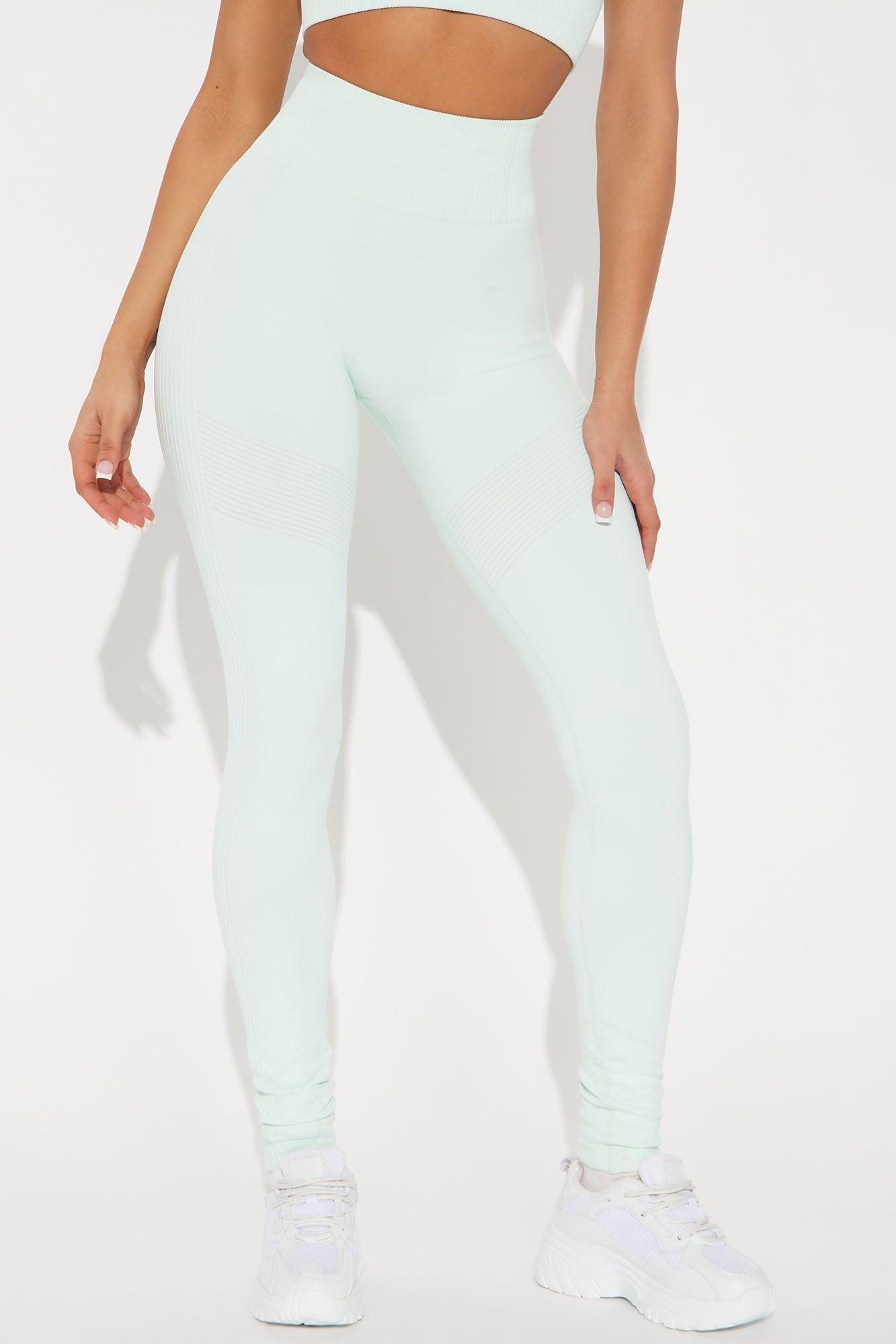 Good Stretch Seamless Active Legging - Mint Product Image