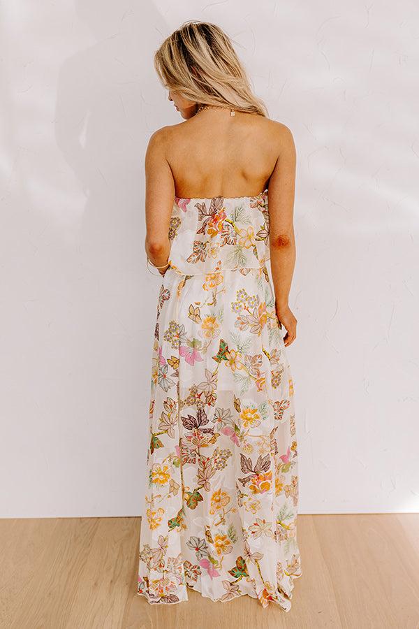 Seashells In Seychelles Floral Maxi Product Image