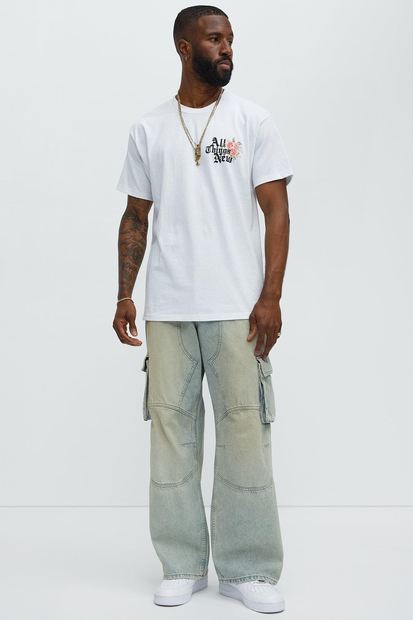All Things New Short Sleeve Tee - White Male Product Image