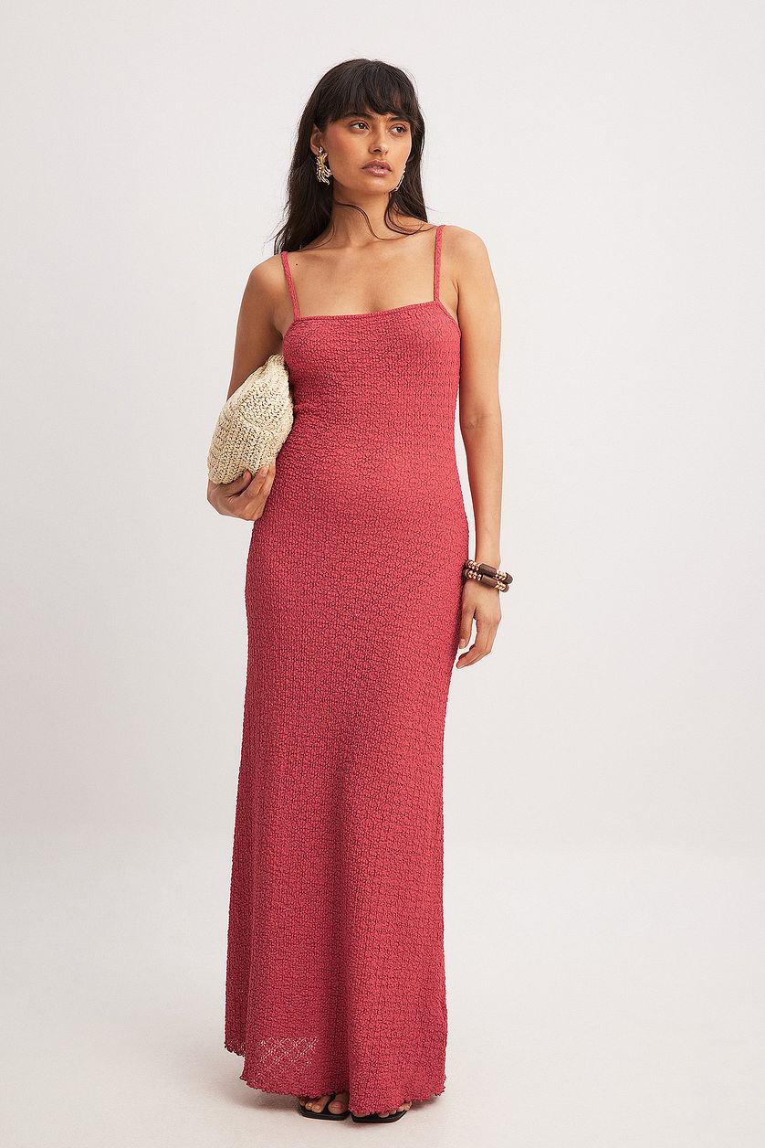 Strap Structure Maxi Dress Product Image