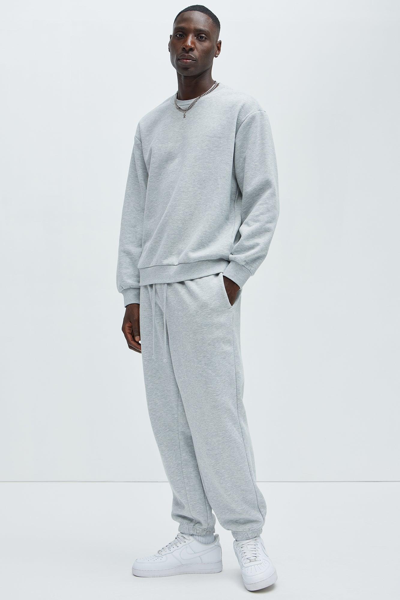 Tyson Relaxed Gusset Jogger - Heather Grey Product Image