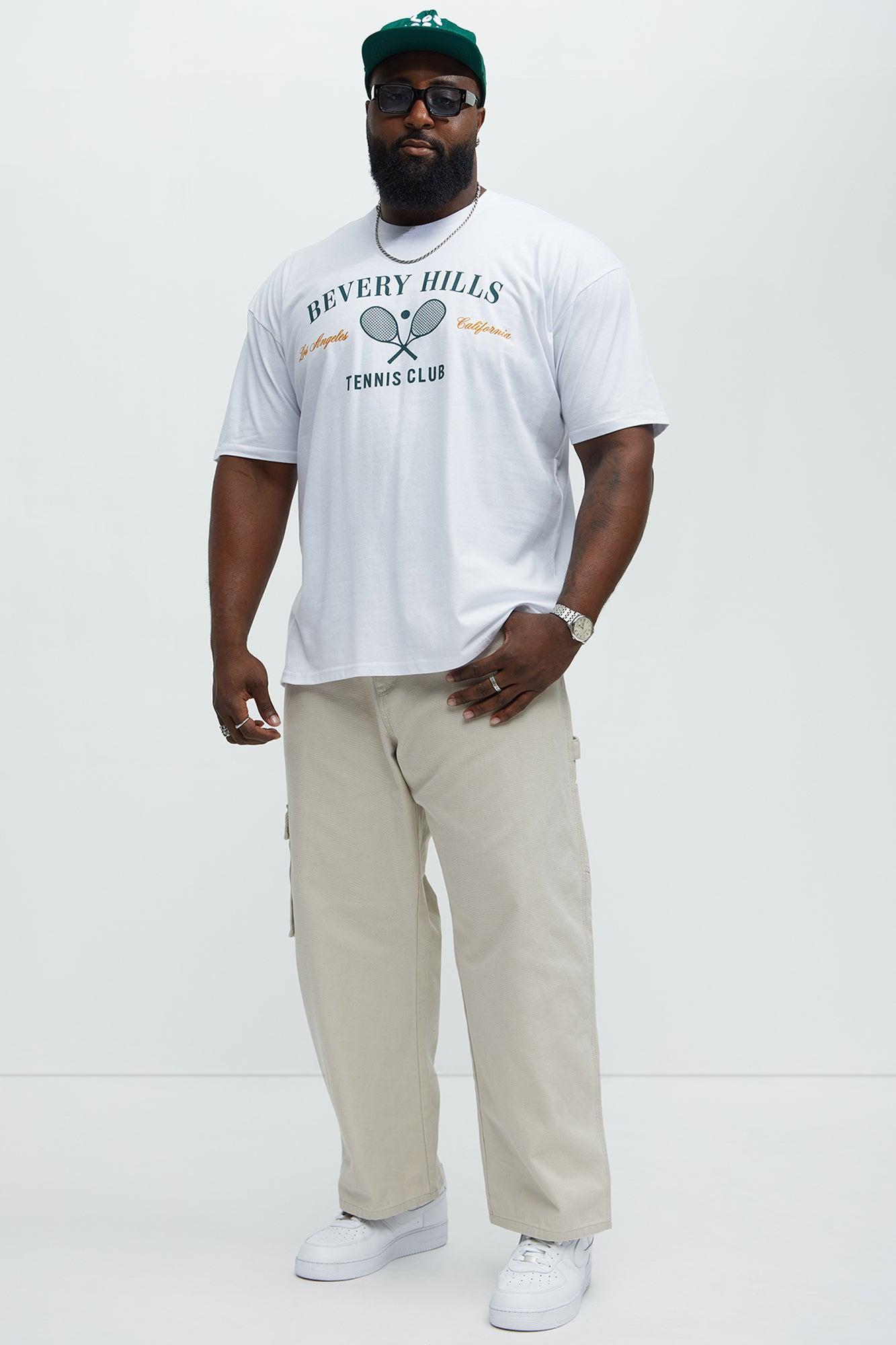 Bev Hills Tennis Club Short Sleeve Tee - White Product Image