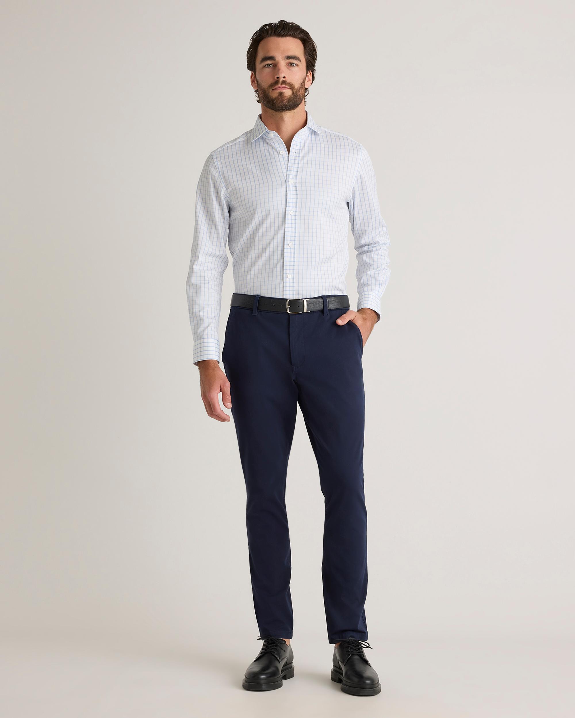 Quince | Men's Stretch Twill Dress Shirt Organic Cotton Product Image