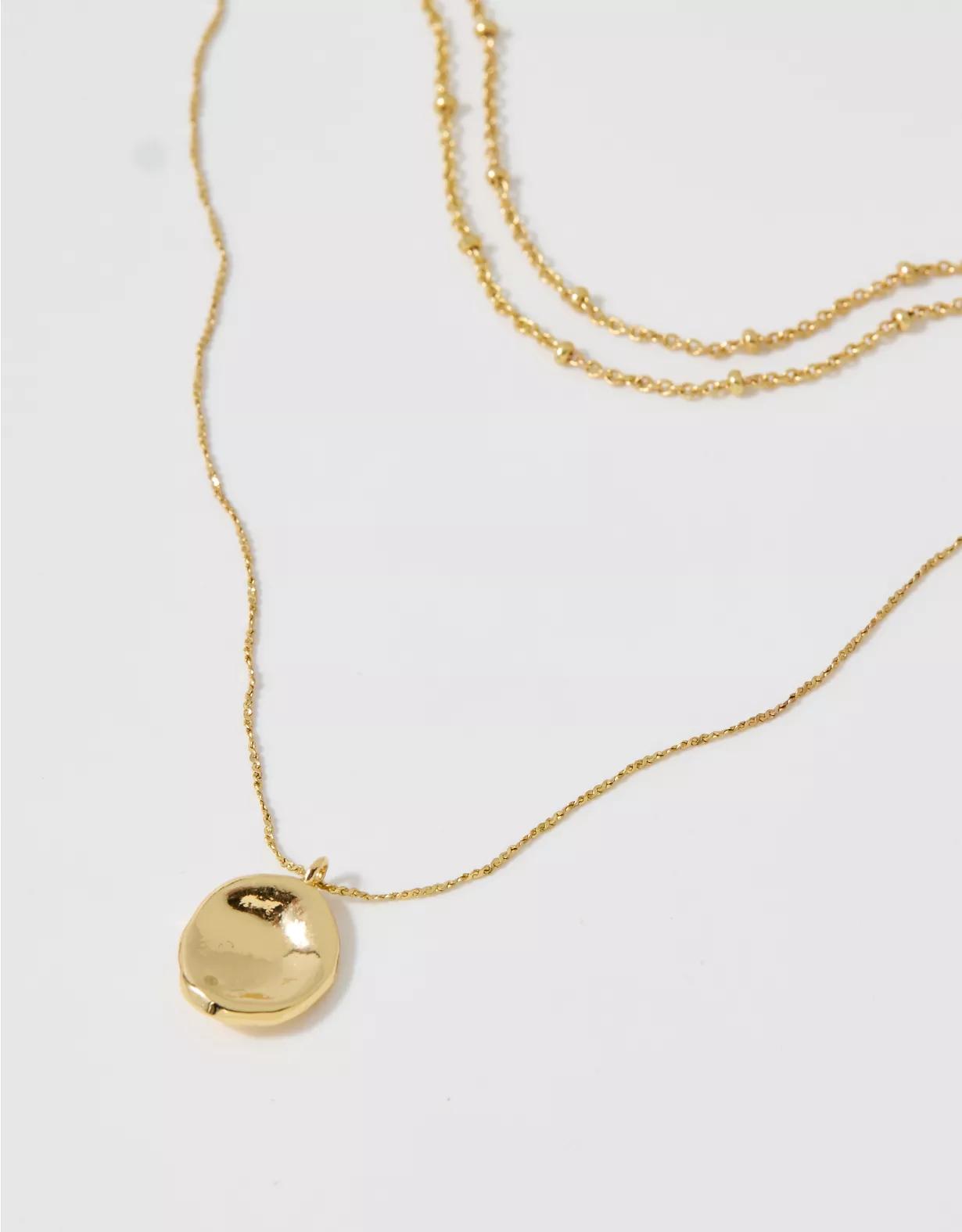 Aerie Beachy Pebble Necklace 3-Pack Product Image