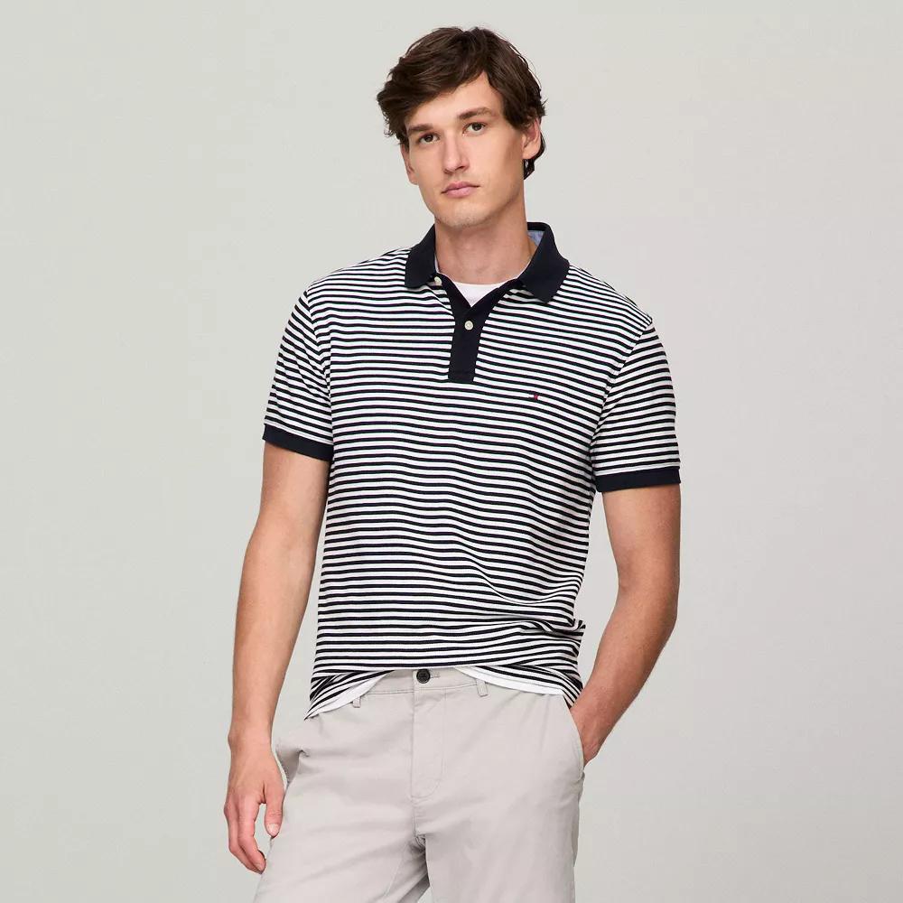 Men's Tommy Hilfiger Striped Justin Polo, Size: Small, Desert  Stripe Product Image