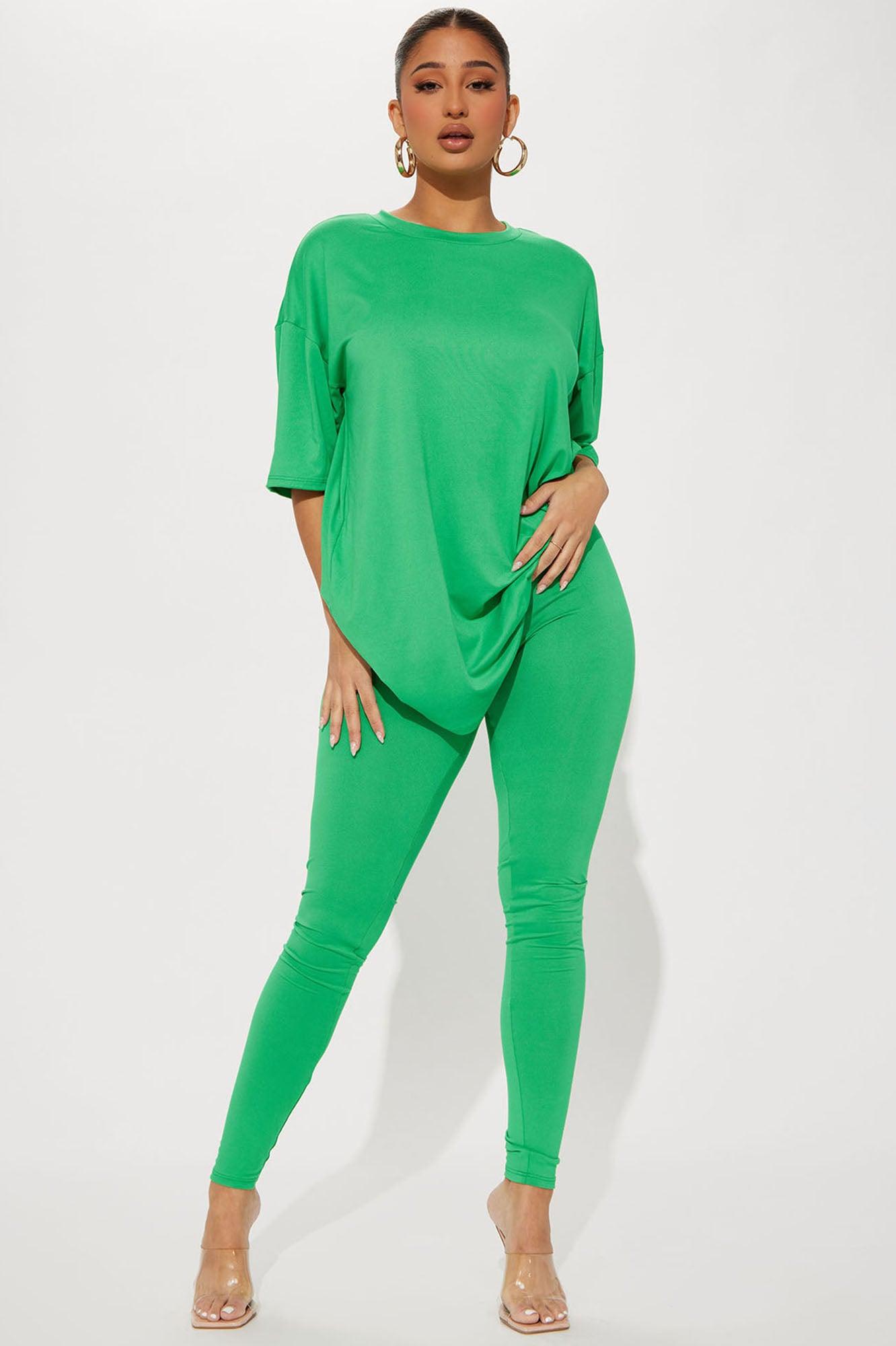 Weekend Vibes Legging Set - Green Product Image