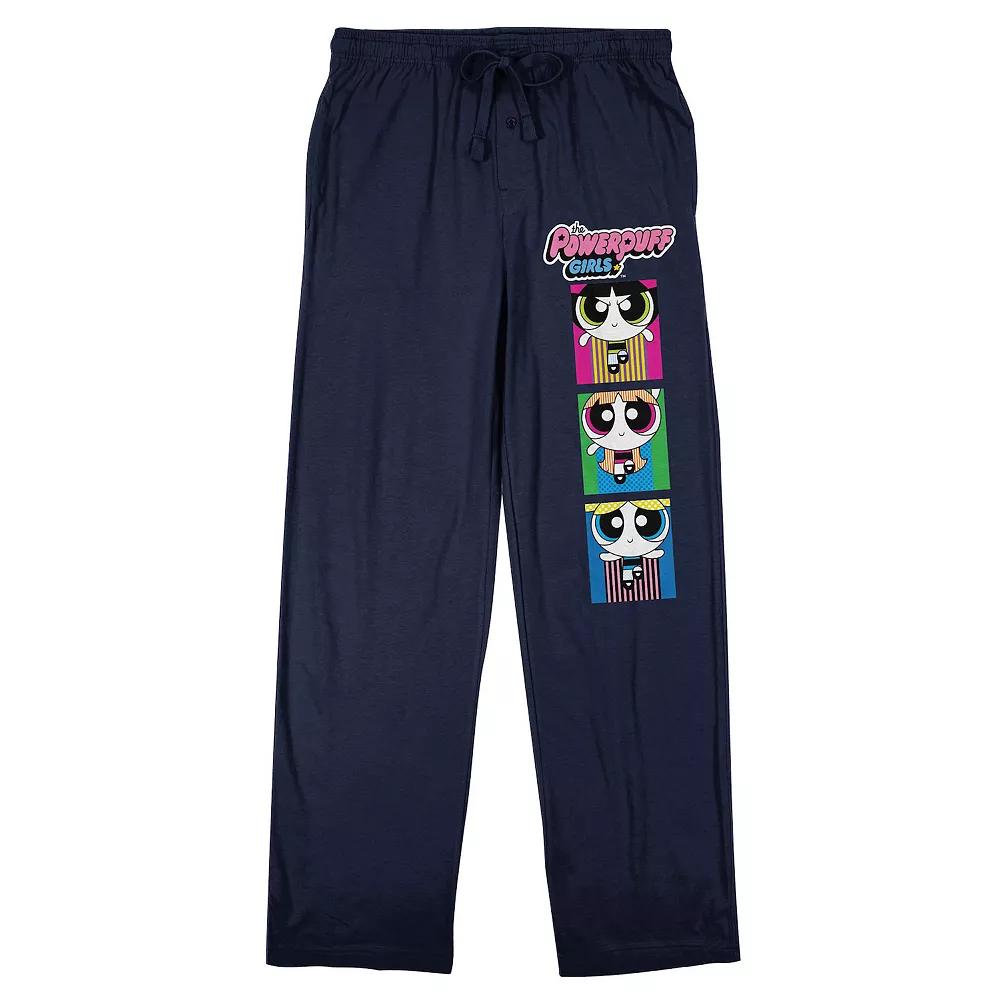 Men's Powerpuff Girls Blossom Bubbles & Buttercup Pajama Pants,  Product Image